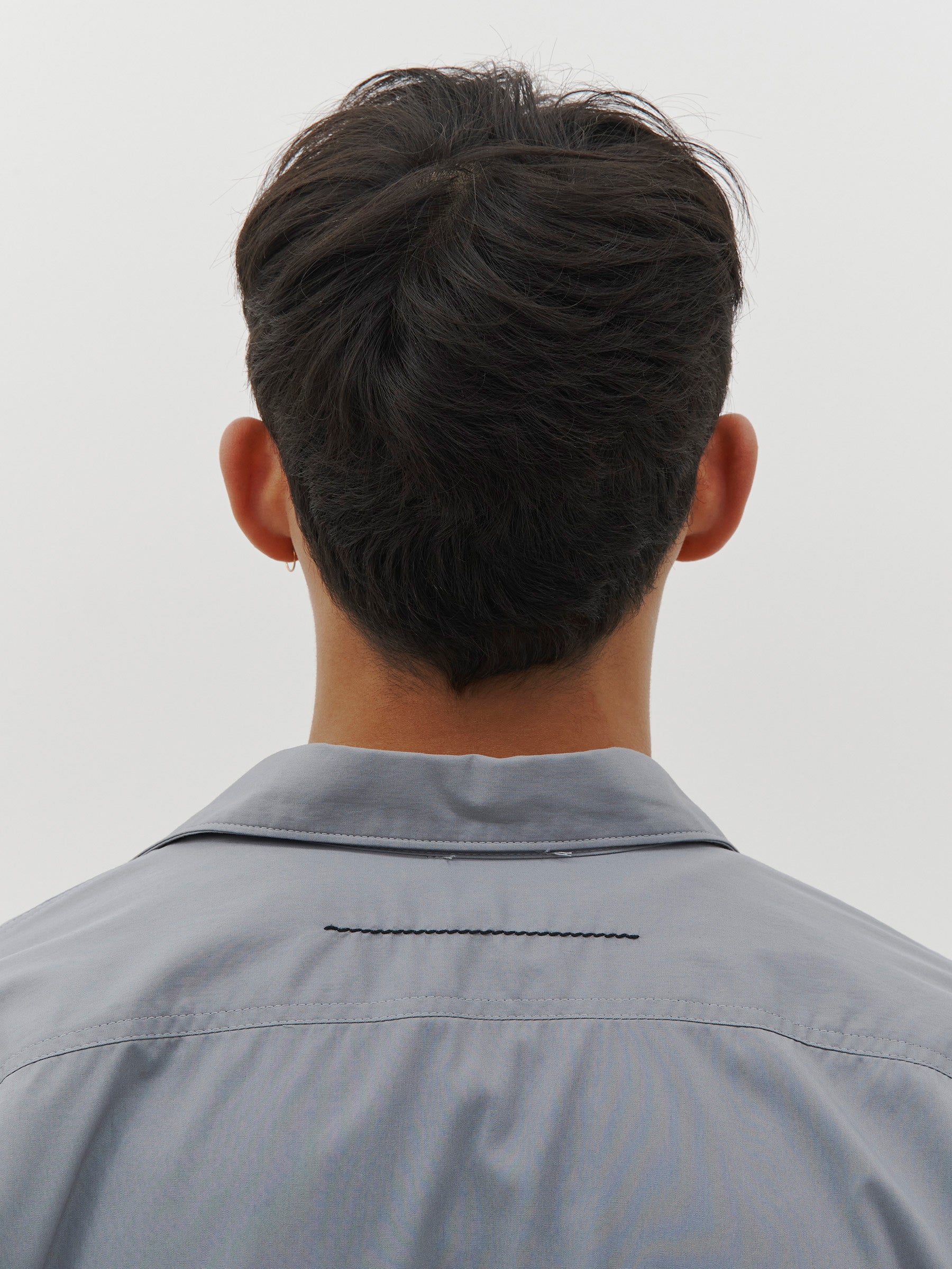 contrast pocket poplin shirt