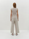 relaxed pleat front pant