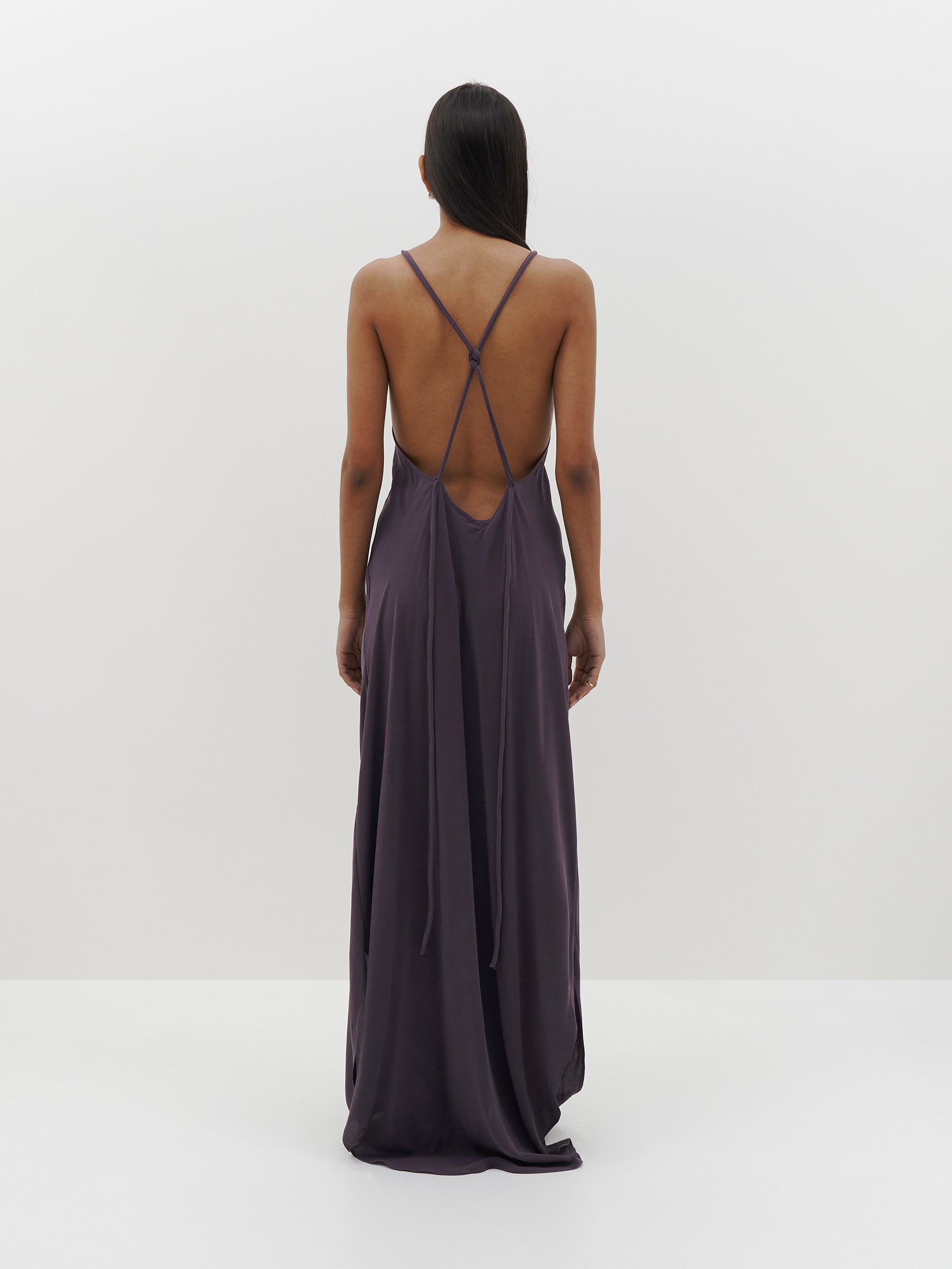 rope detail slip dress