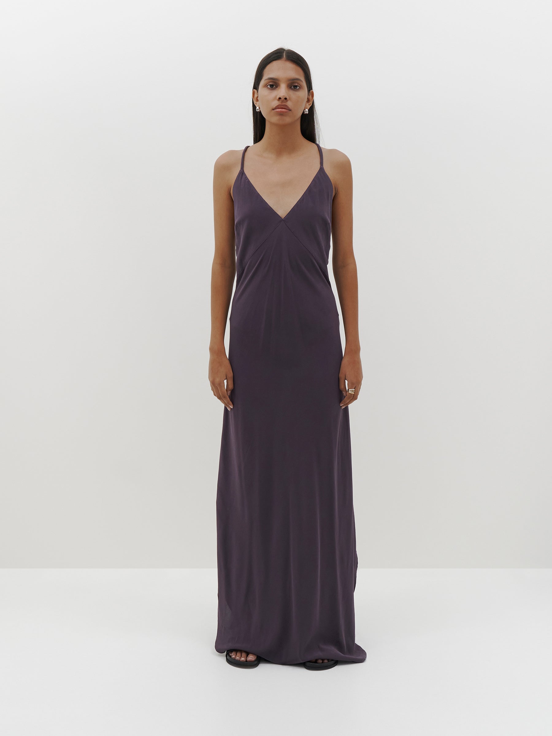 rope detail slip dress