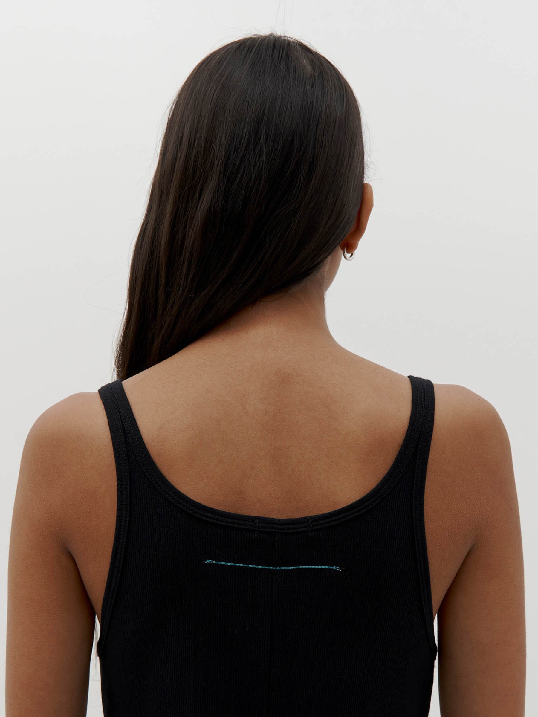 rib voluminous tank dress