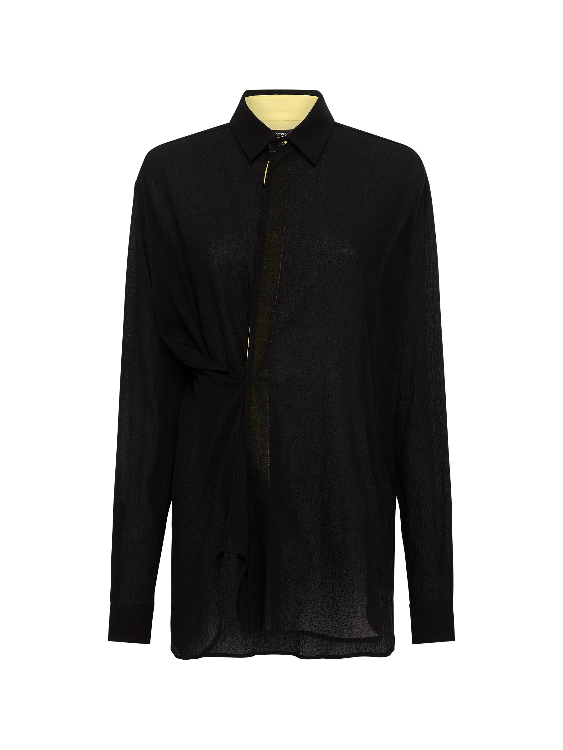 relaxed gauze cotton shirt