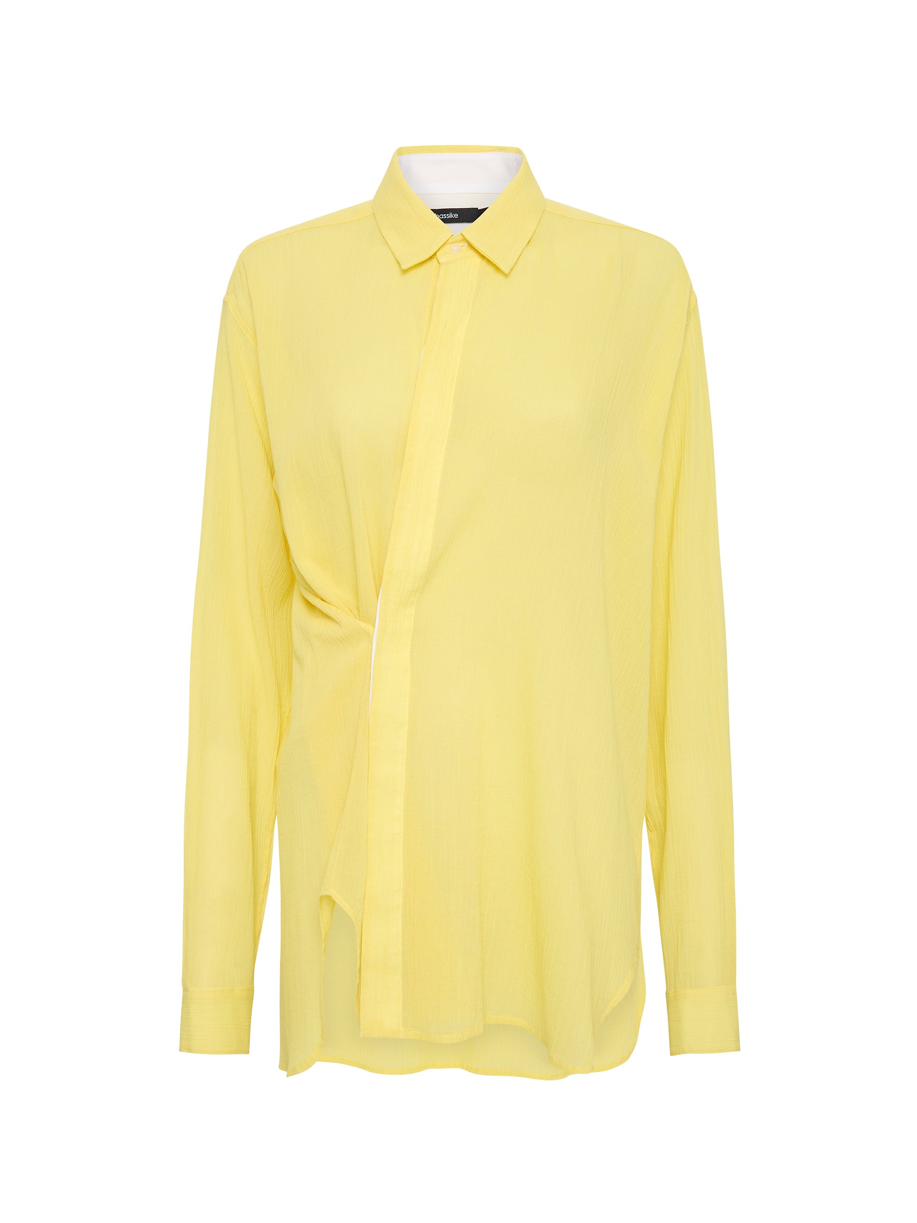 relaxed gauze cotton shirt