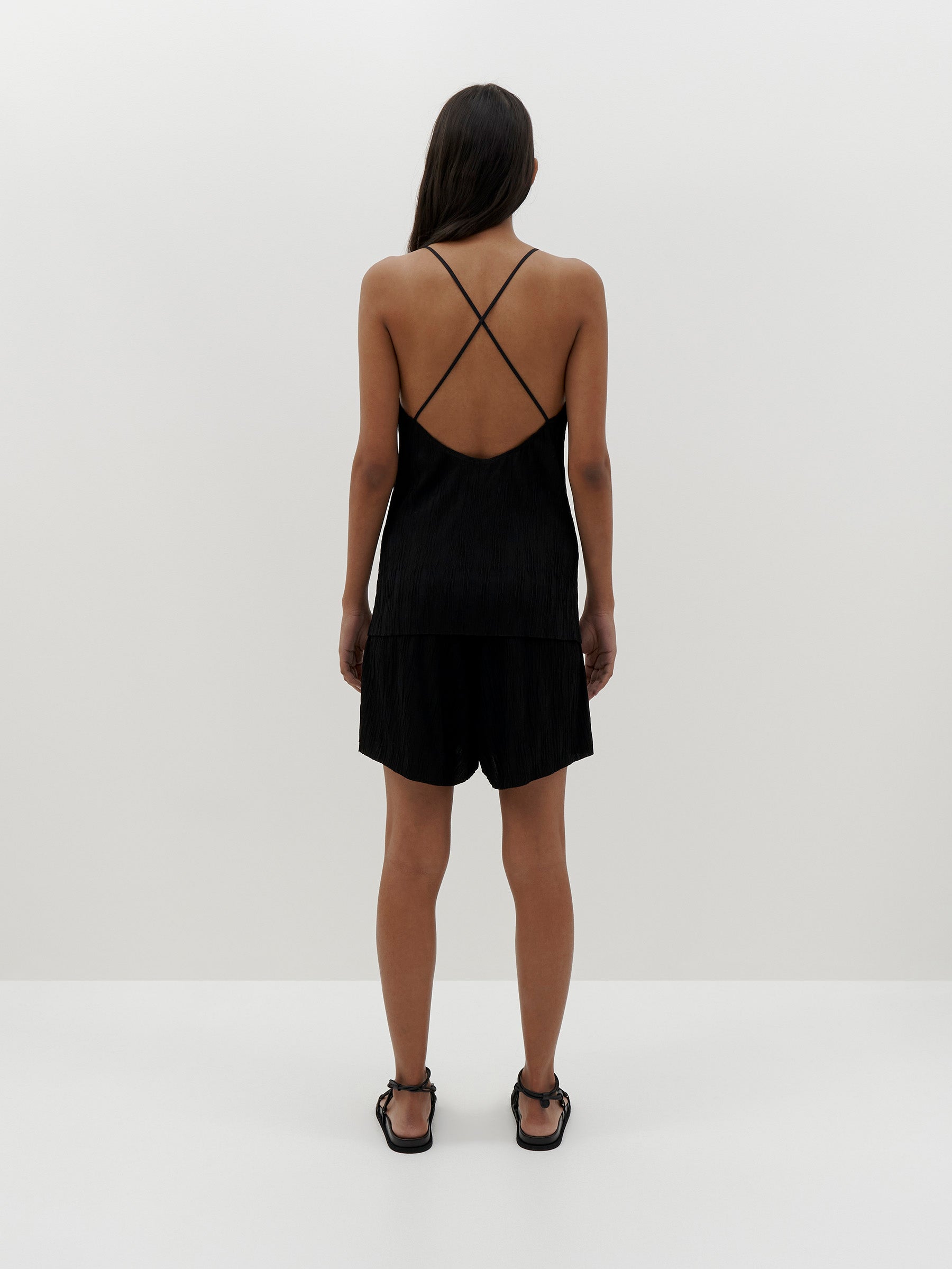 crinkle jersey camisole