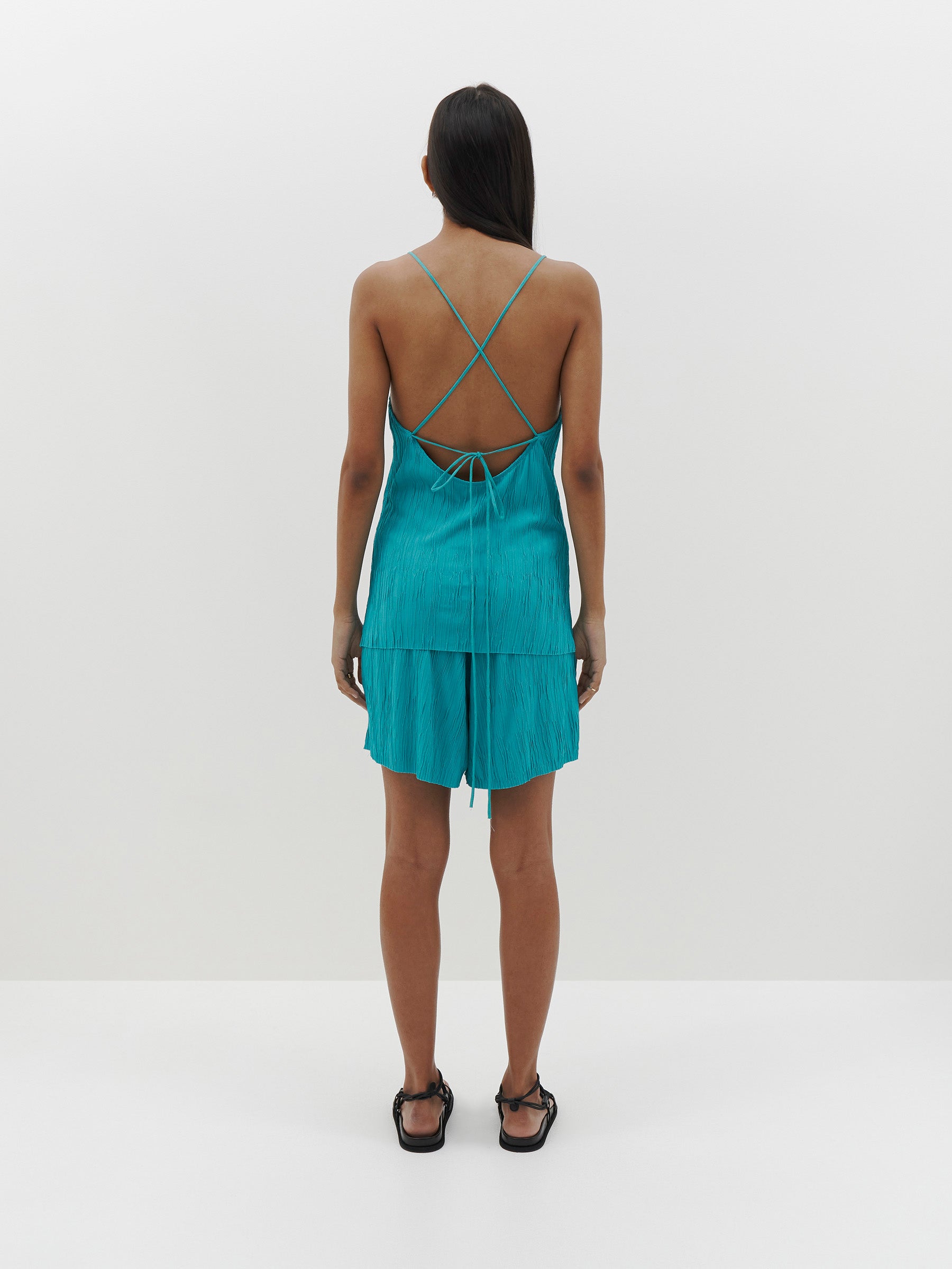 crinkle jersey camisole