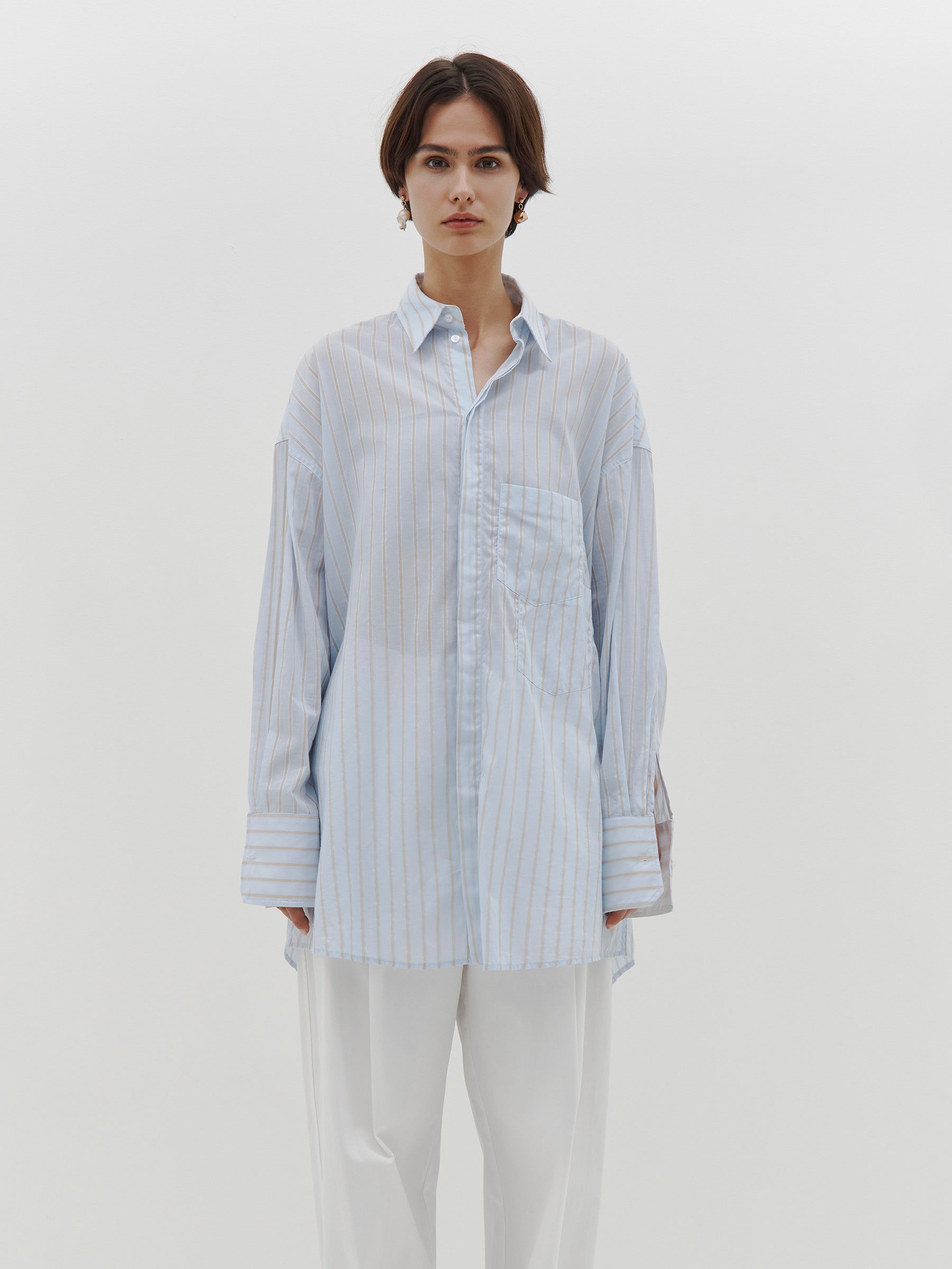 stripe boyfriend shirt