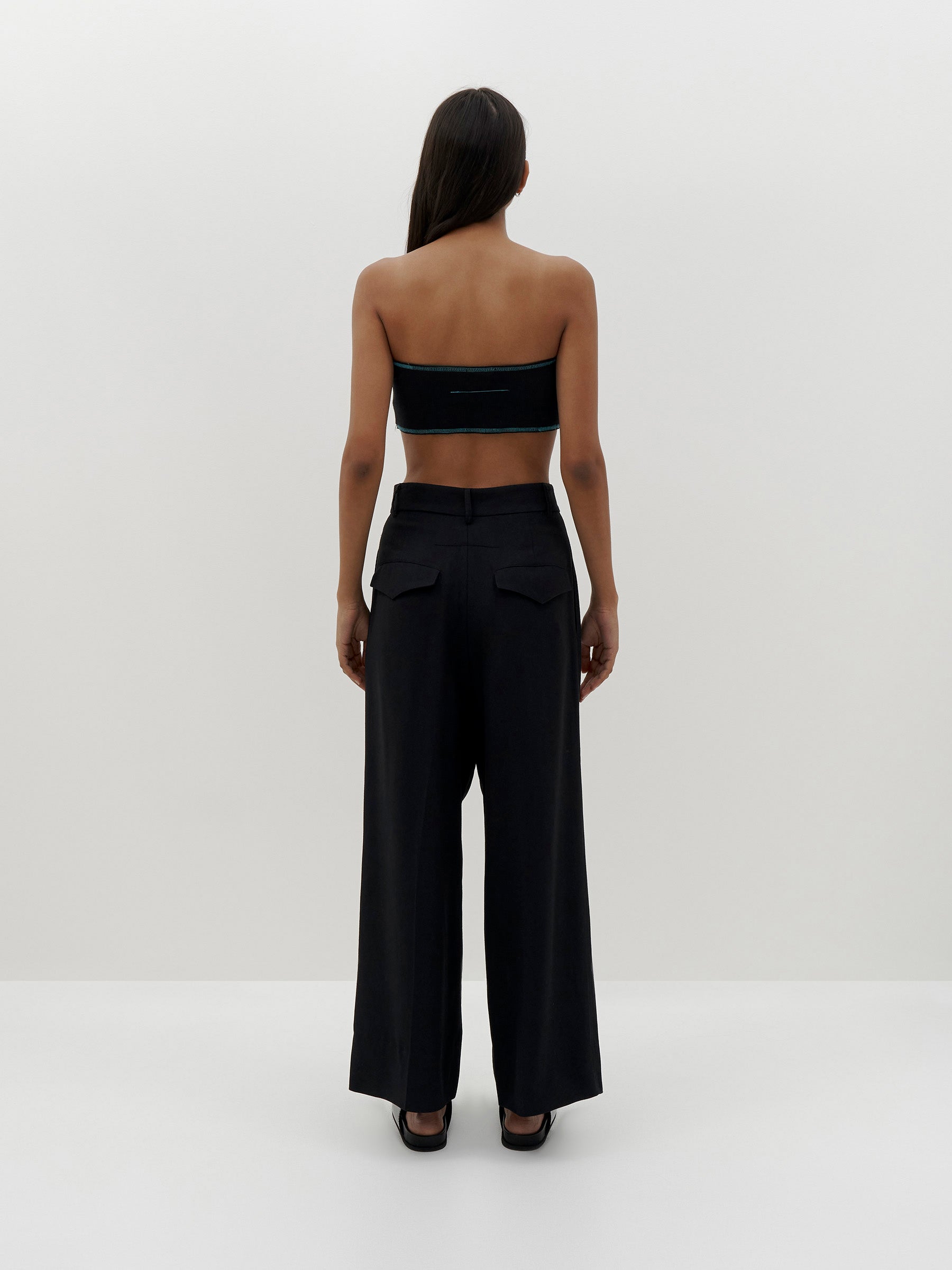 slim rib bandeau