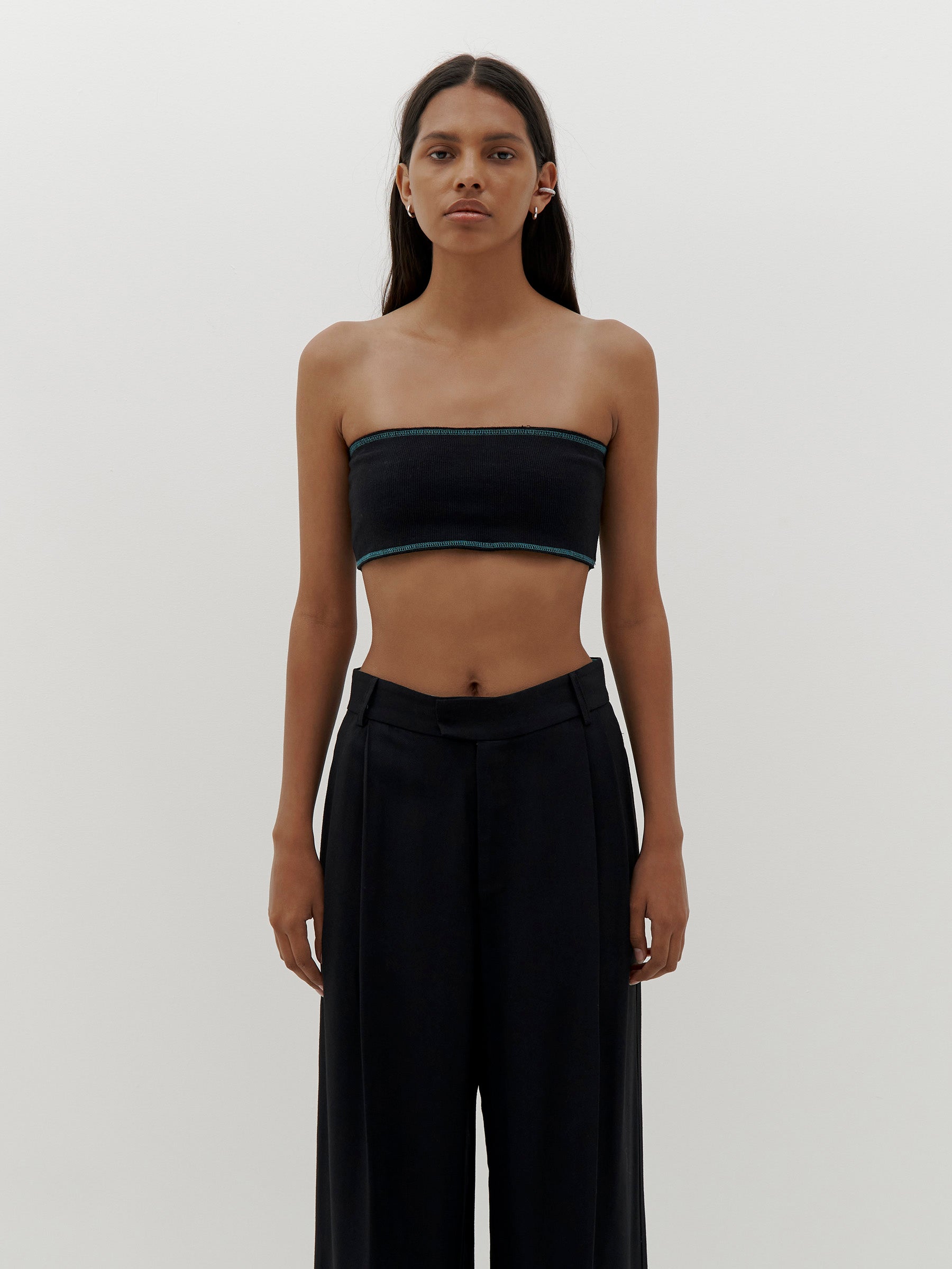 slim rib bandeau