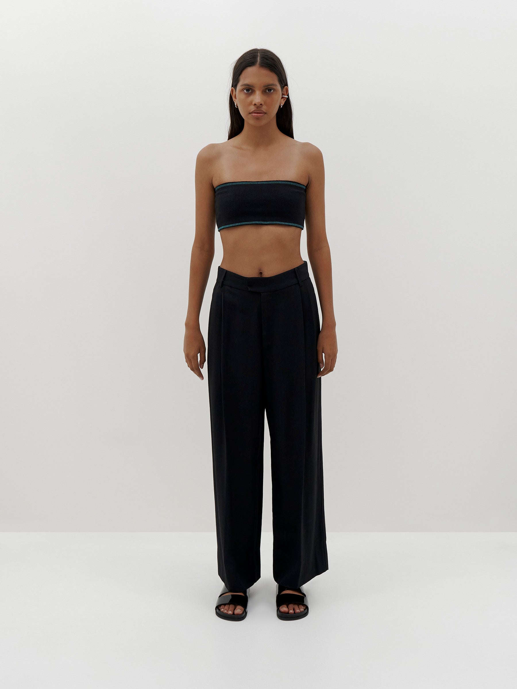 slim rib bandeau