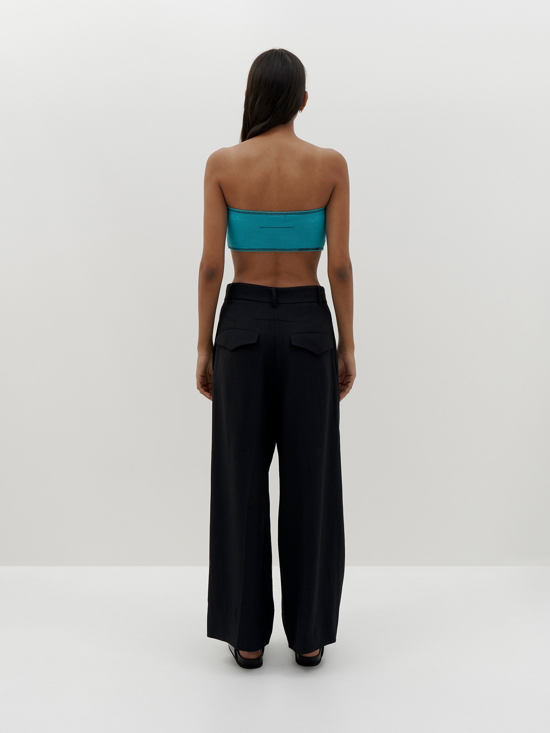 slim rib bandeau