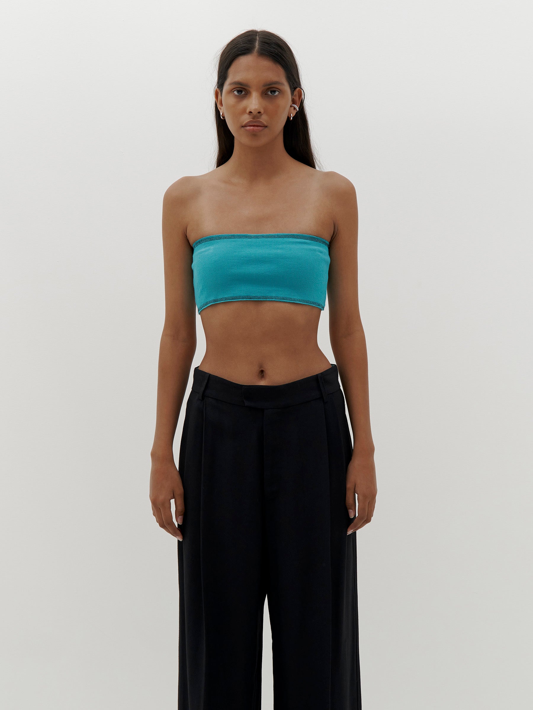 slim rib bandeau