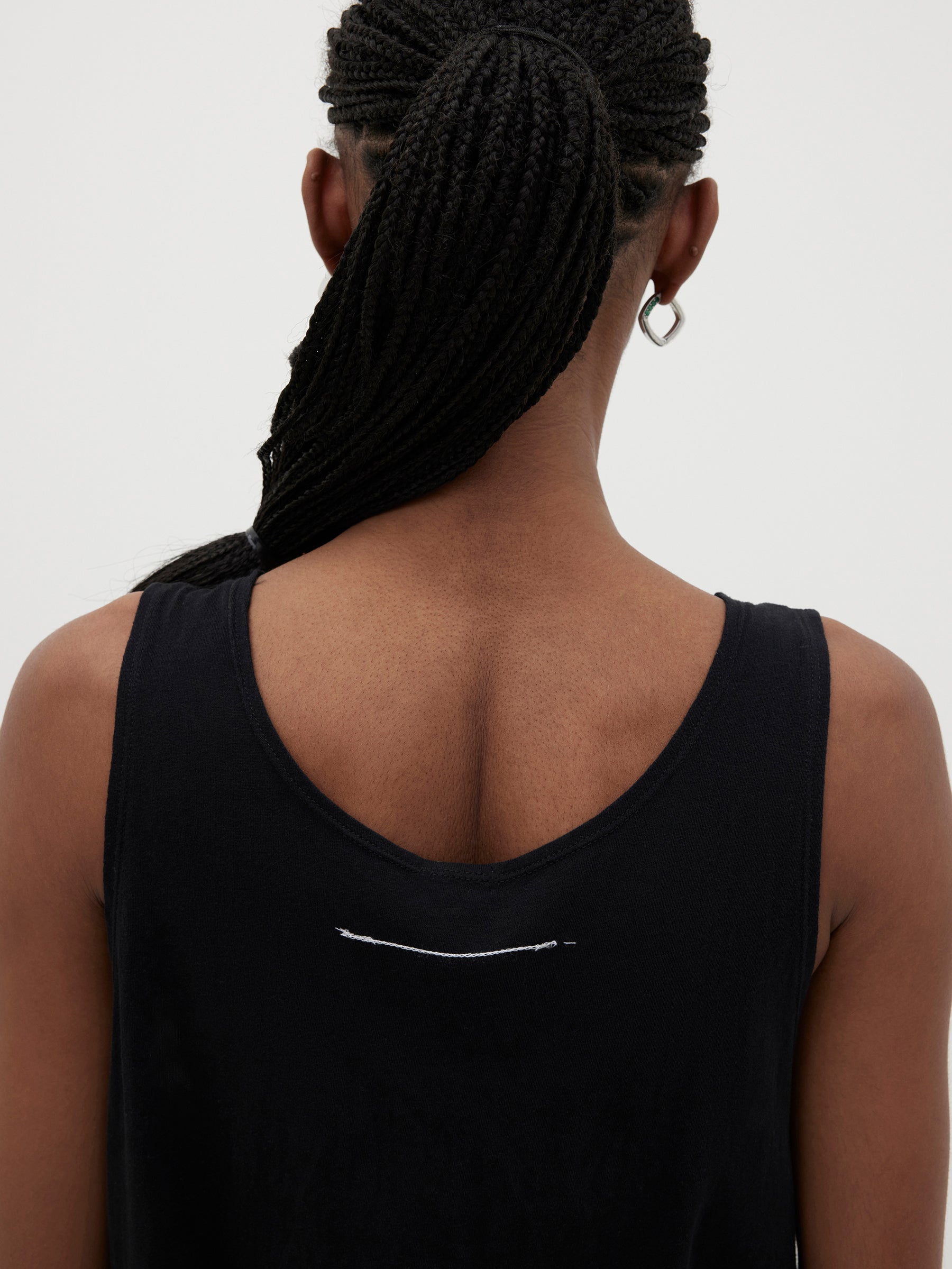 regular fit scoop tank