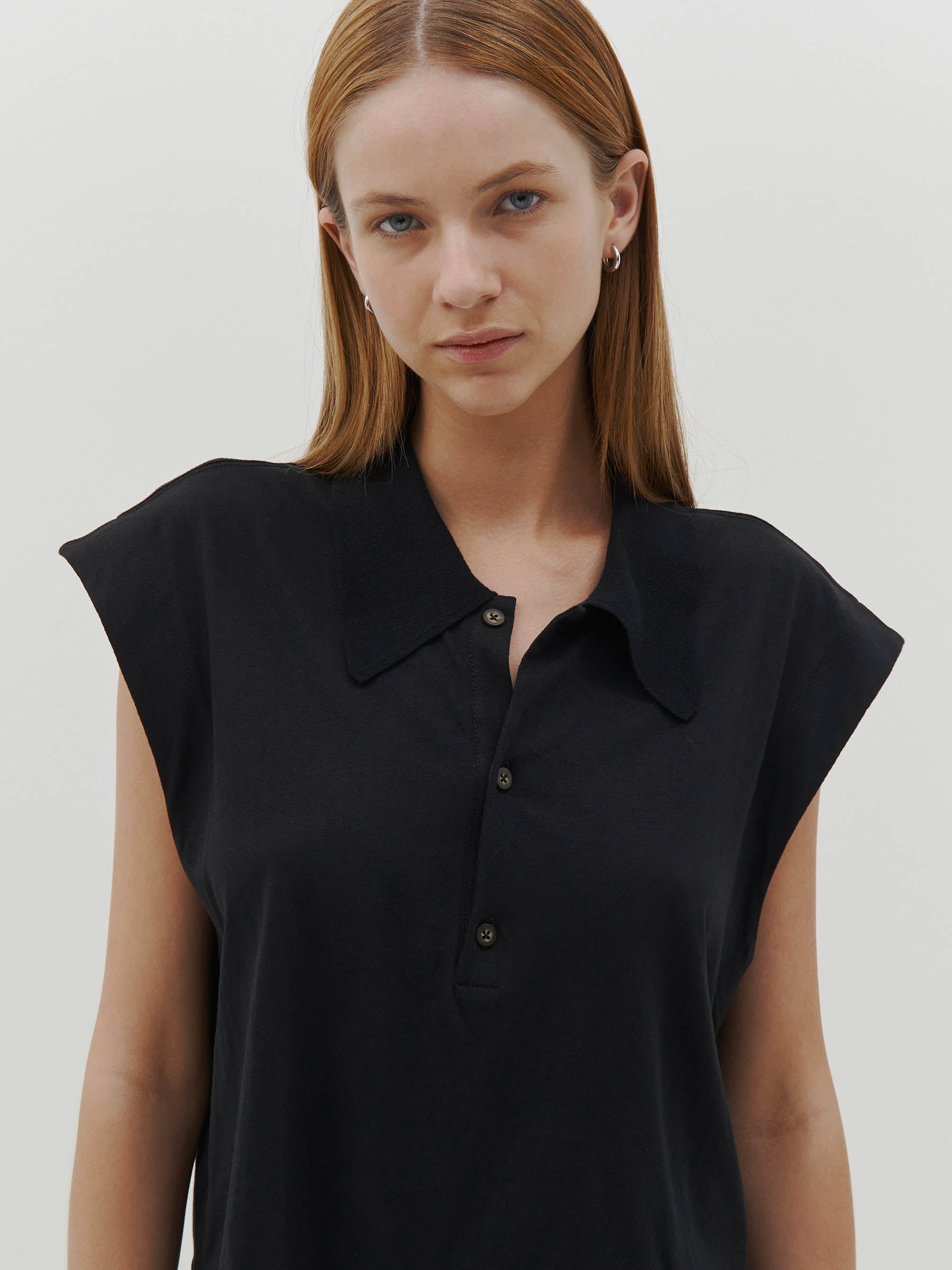 slim fit polo tank