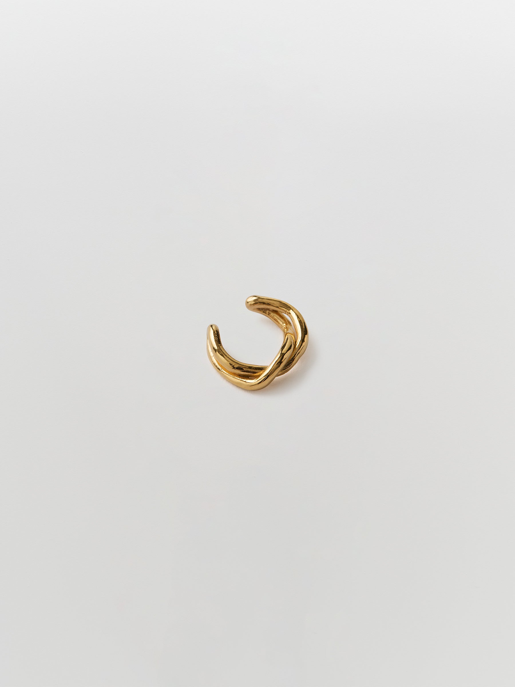 released from love classic ear cuff gold 01