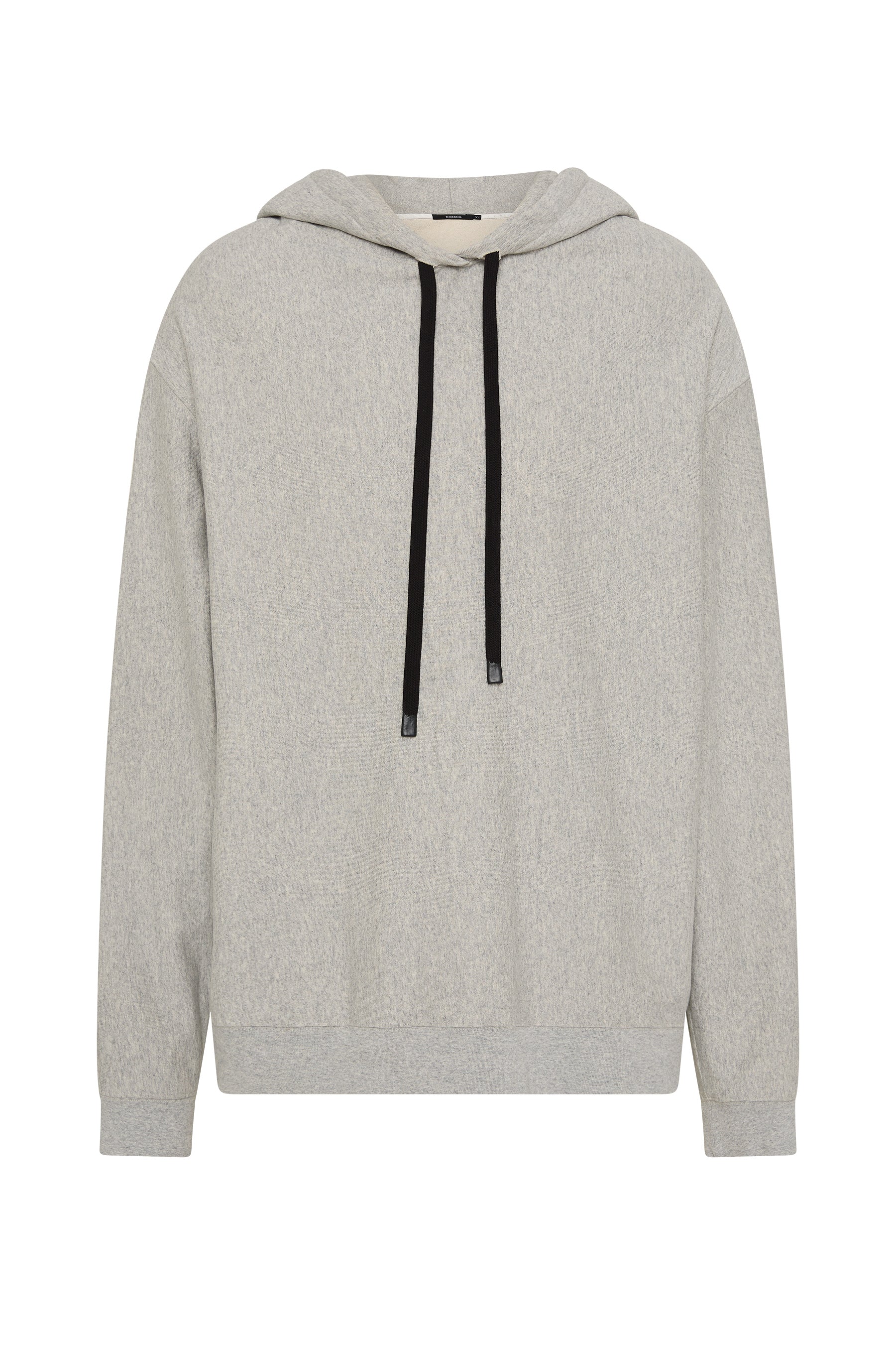 slouch fit fleece hoodie