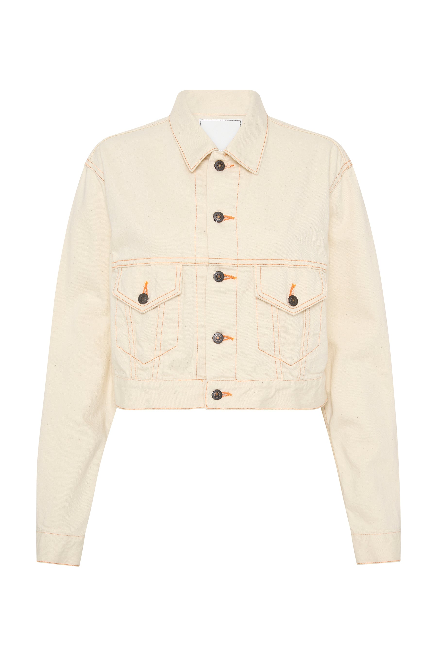 organic natural denim jacket