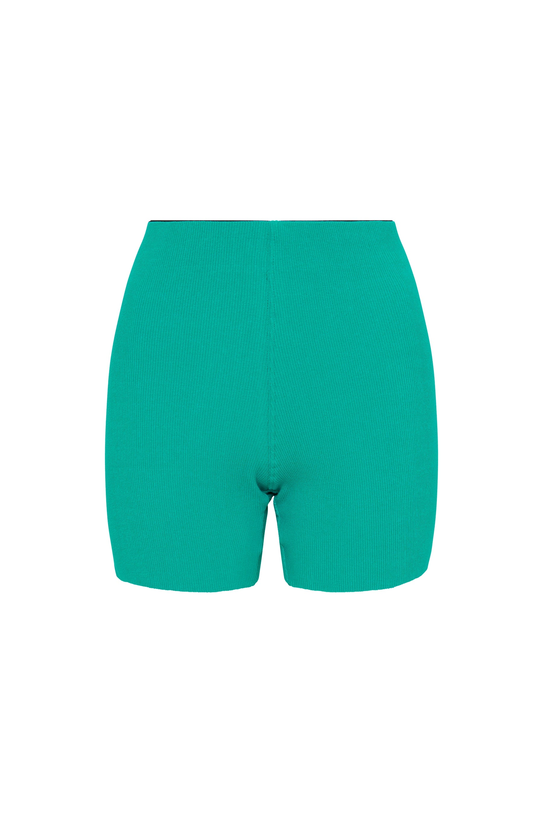 slim rib mini bike short