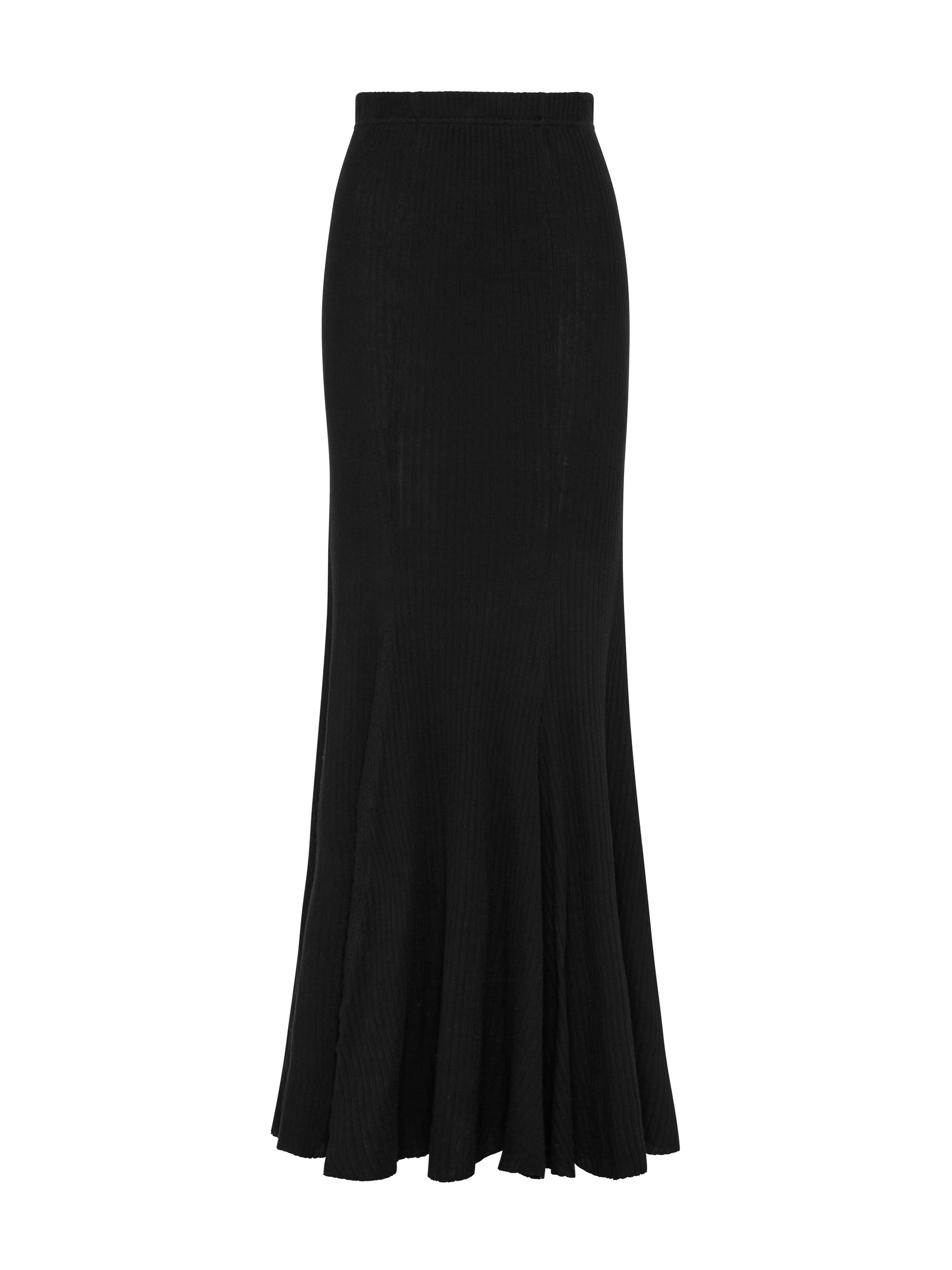 rib knit skirt