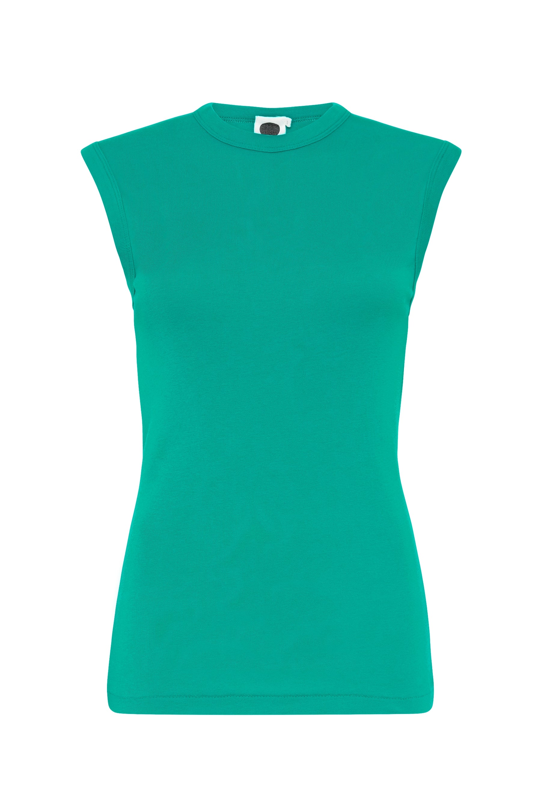 slim superfine rib muscle tank