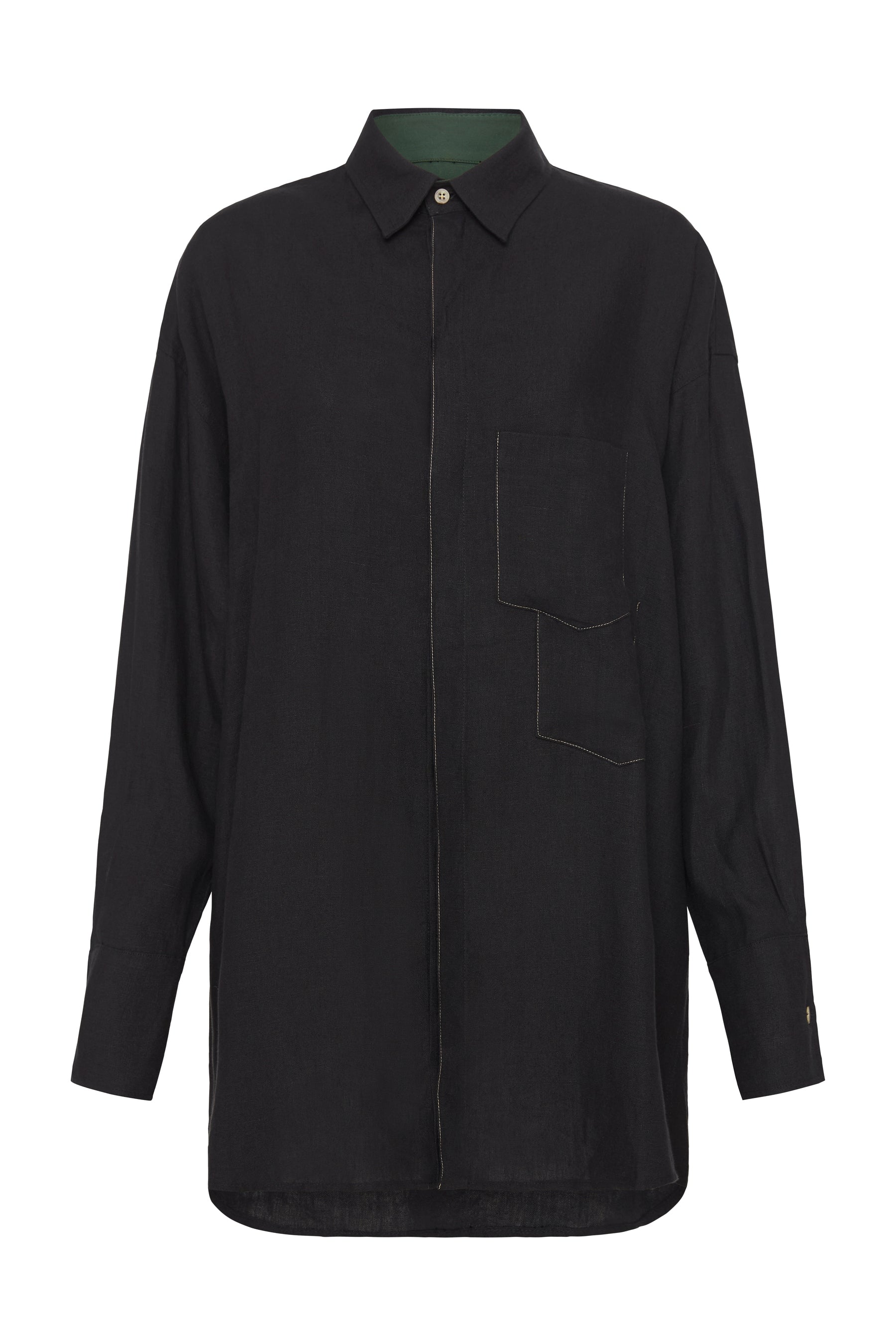 linen boyfriend shirt