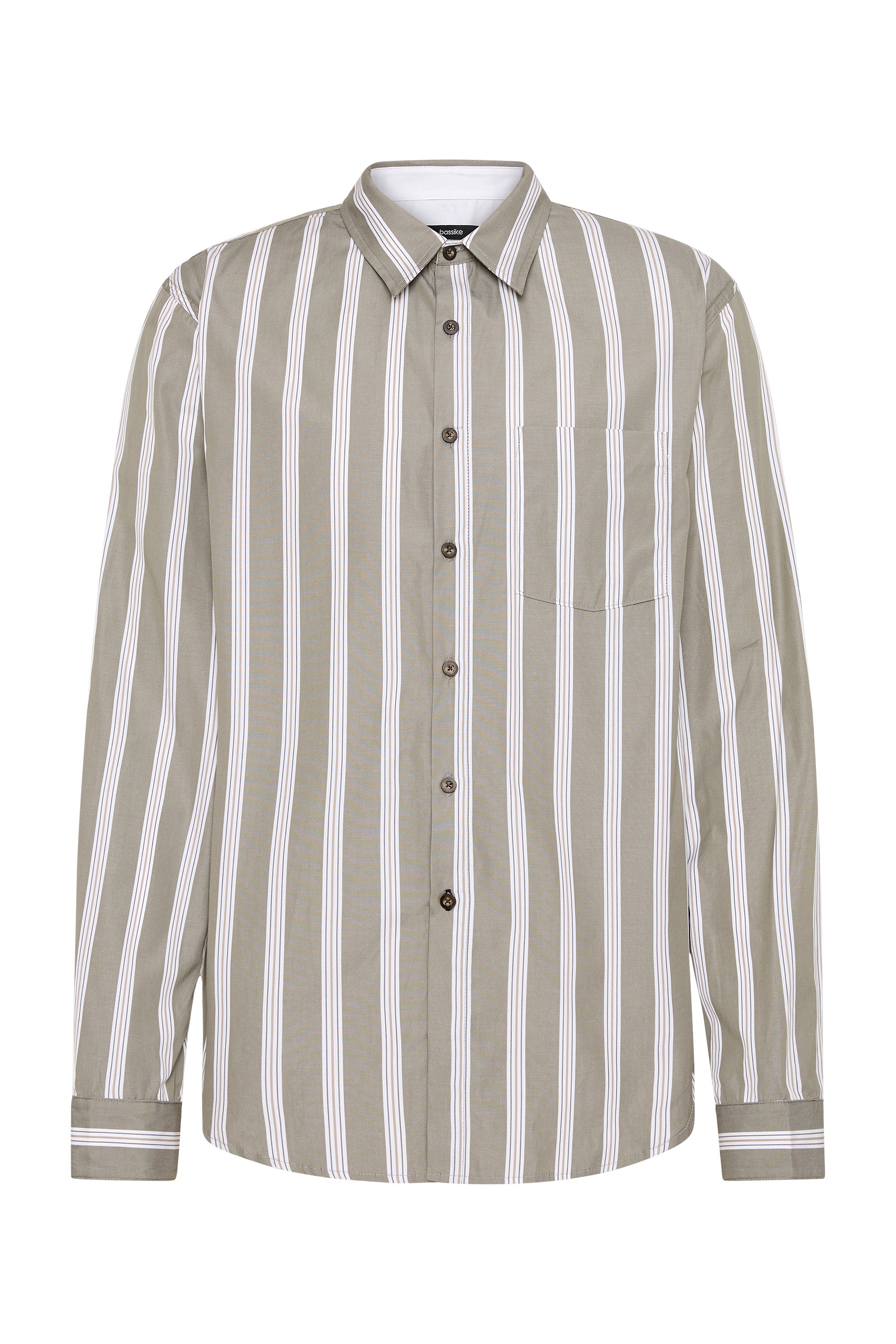 stripe cotton shirt