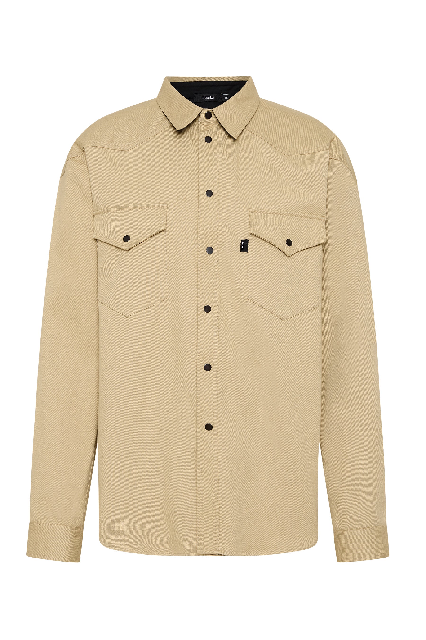 cotton twill overshirt