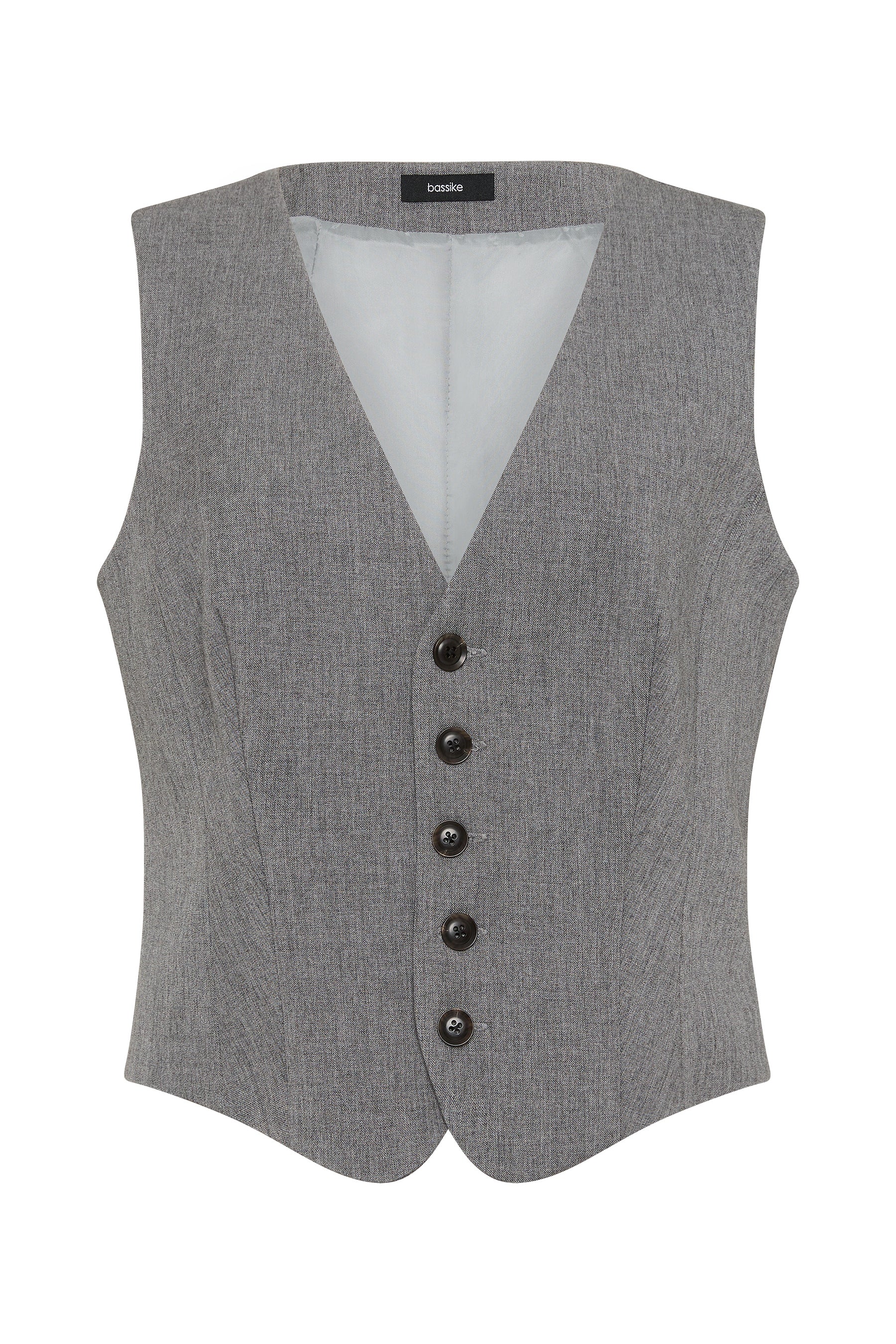 melange tailored vest
