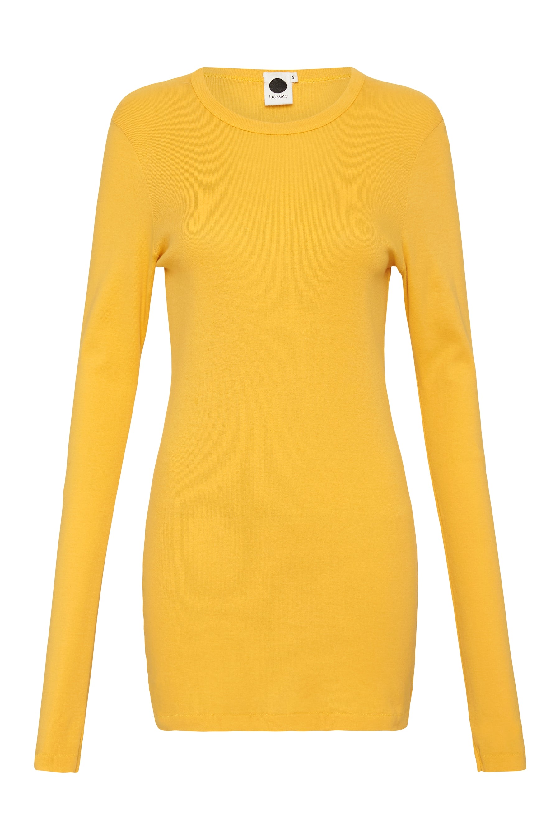 slim superfine rib long sleeve t.shirt