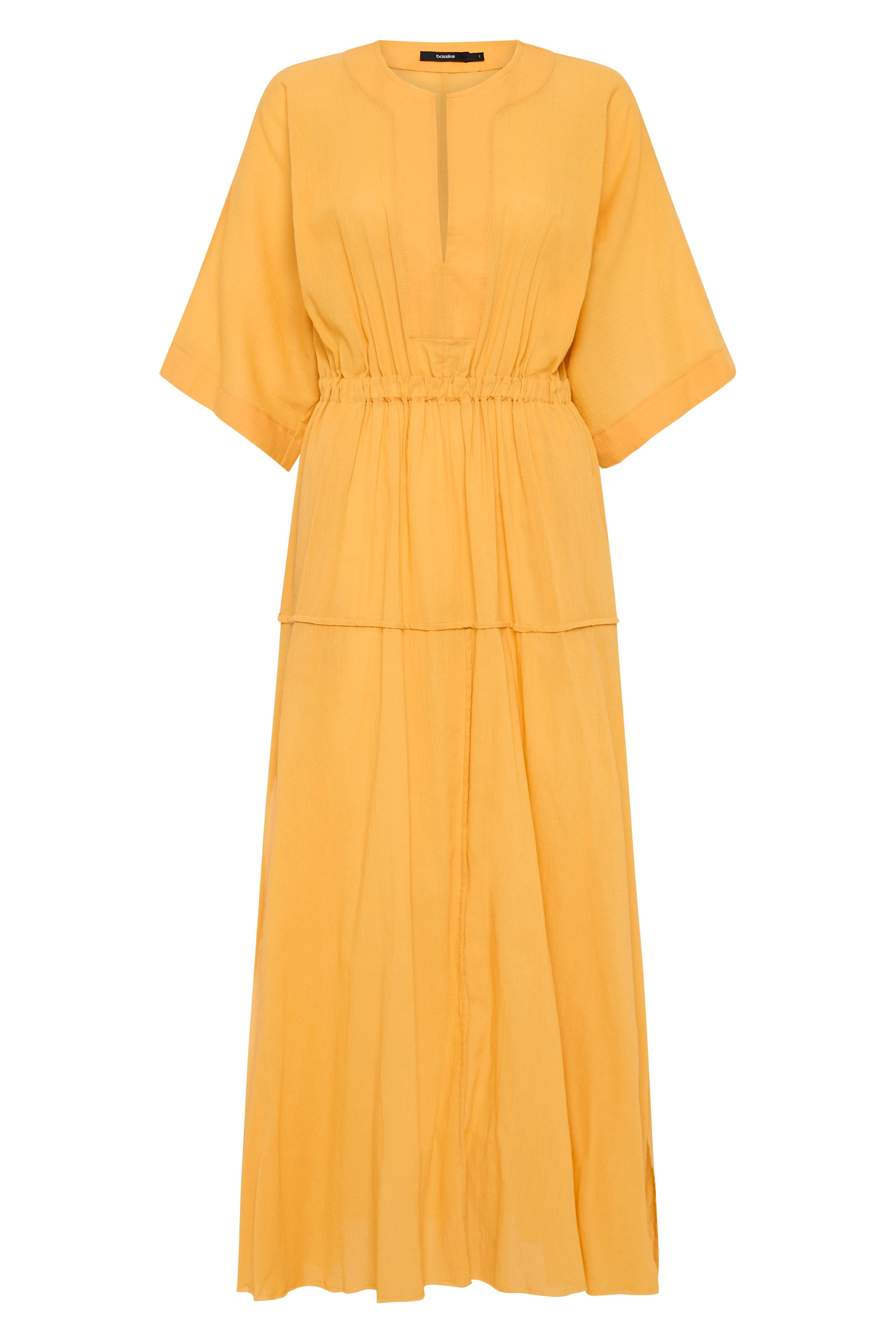 gauze roll sleeve dress
