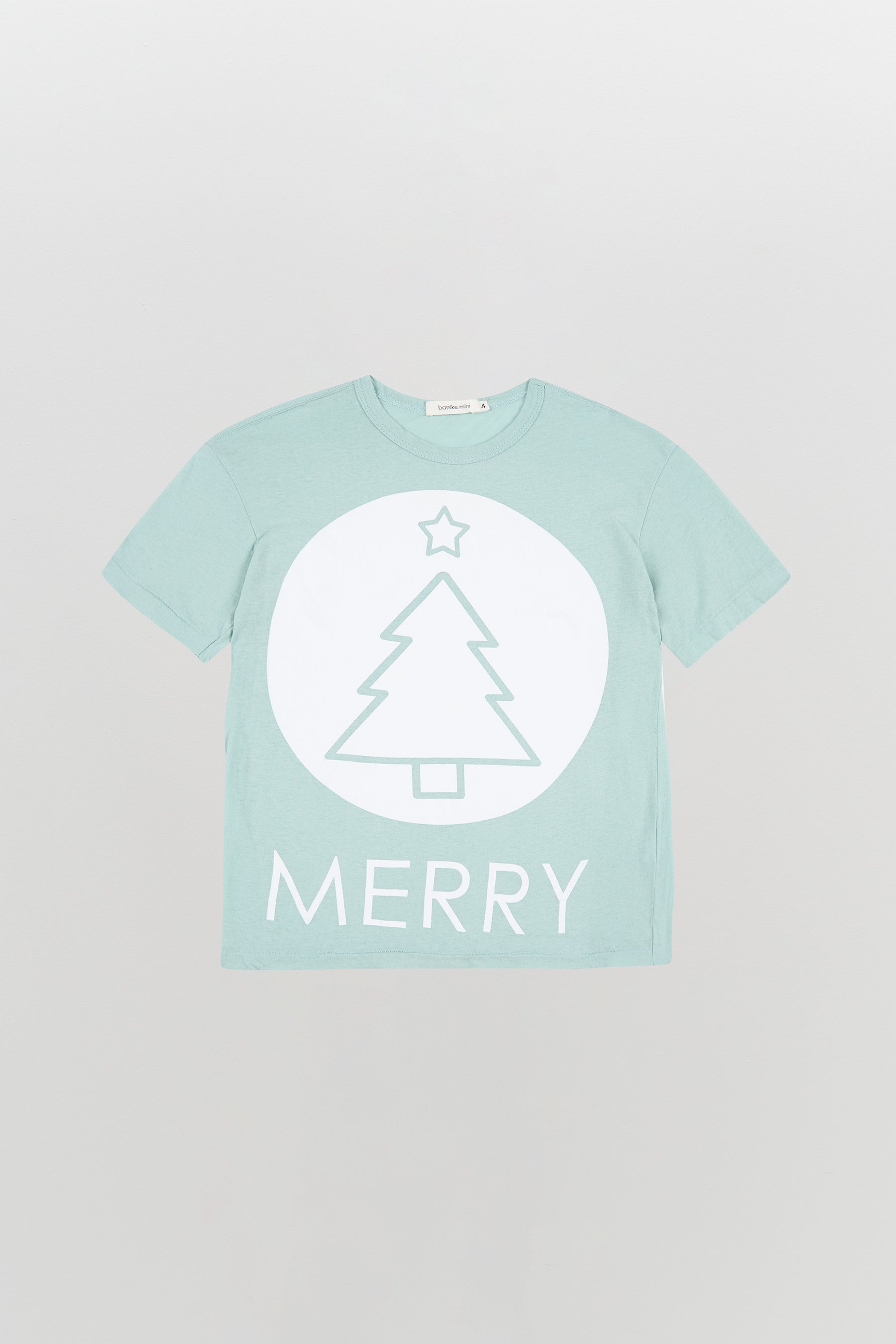 mini merry print t.shirt