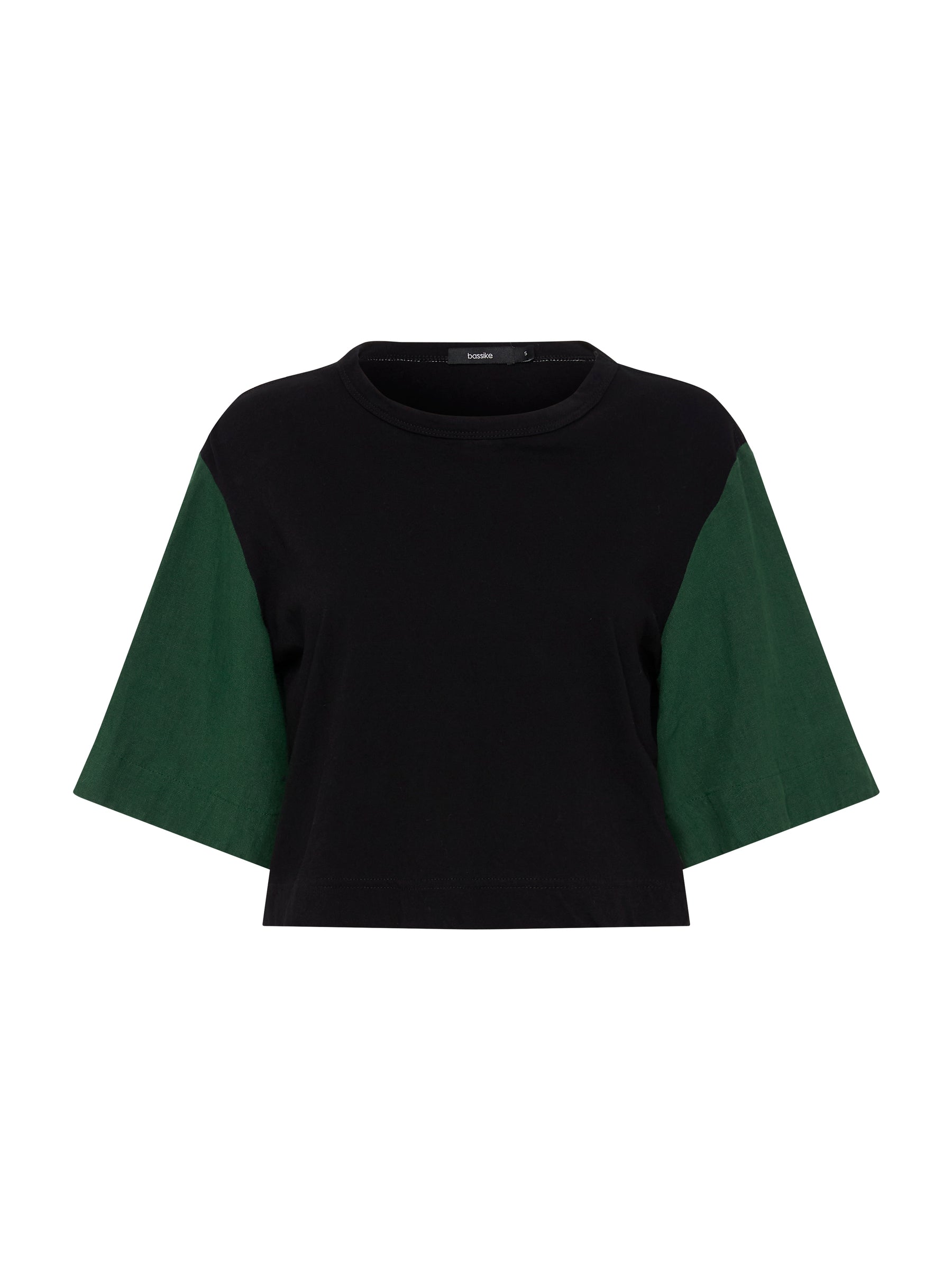 contrast mid length t.shirt
