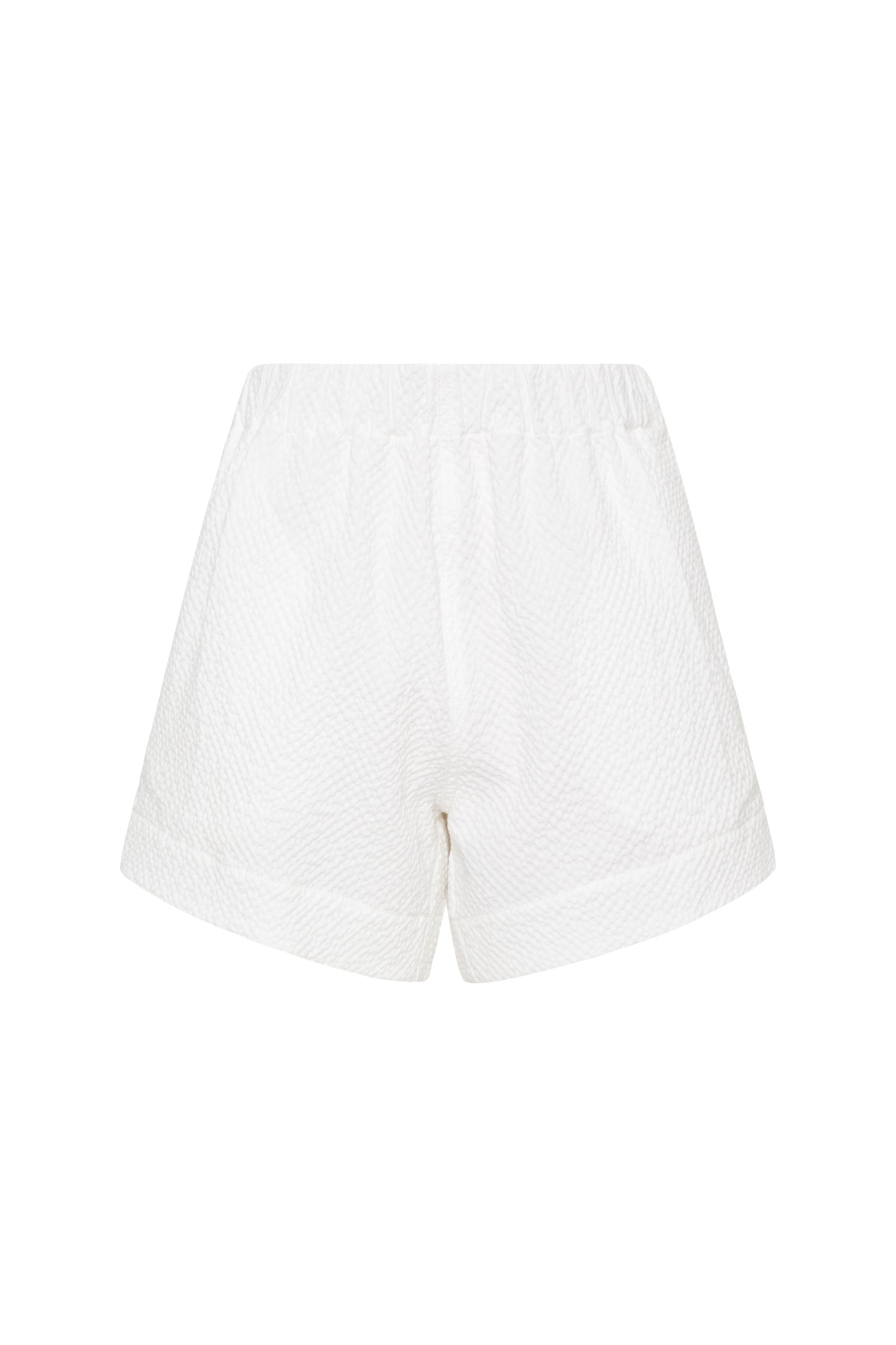 seersucker pull on mini short