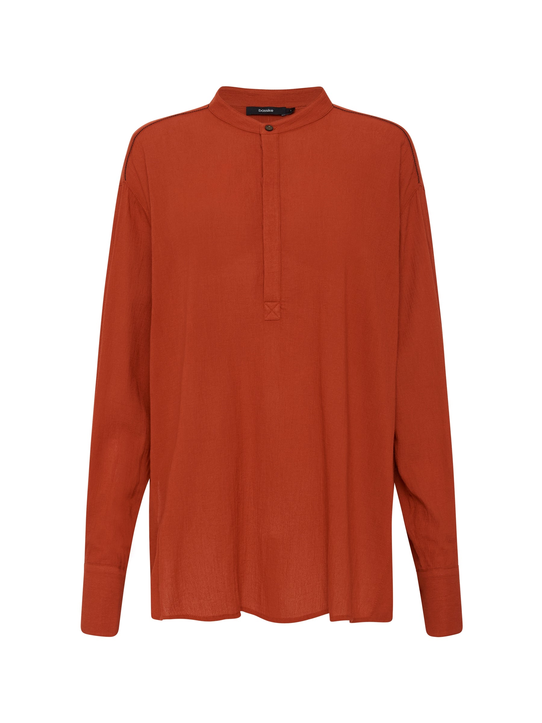 gauze popover shirt