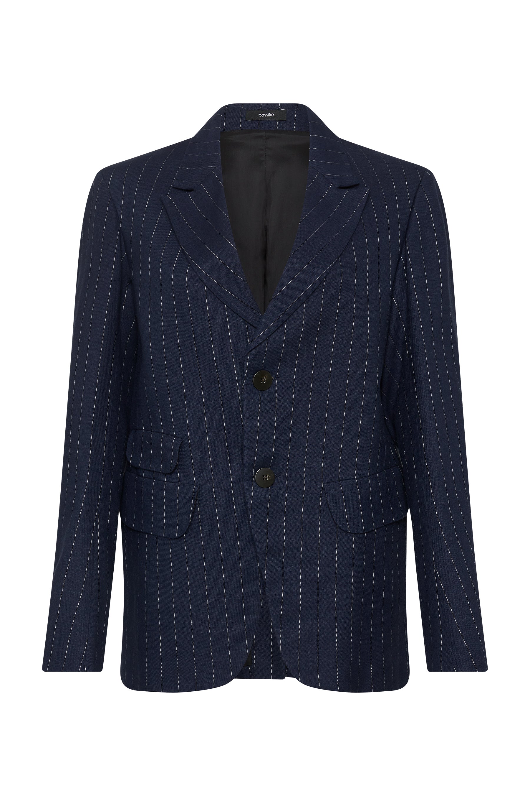 pinstripe tailored jacket