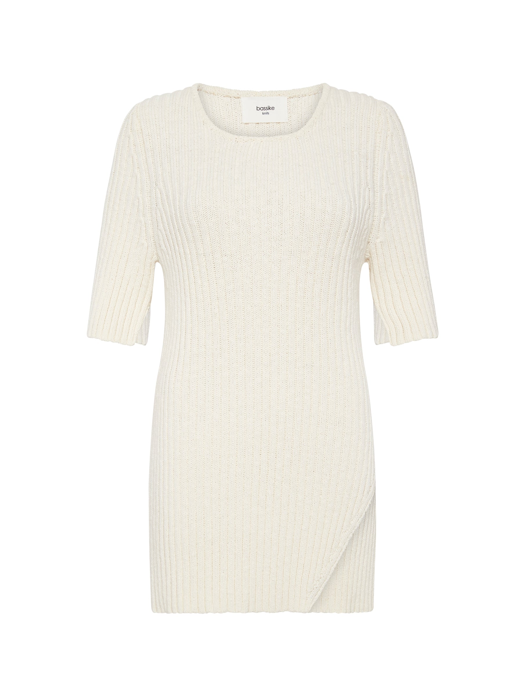 cotton linen short sleeve knit