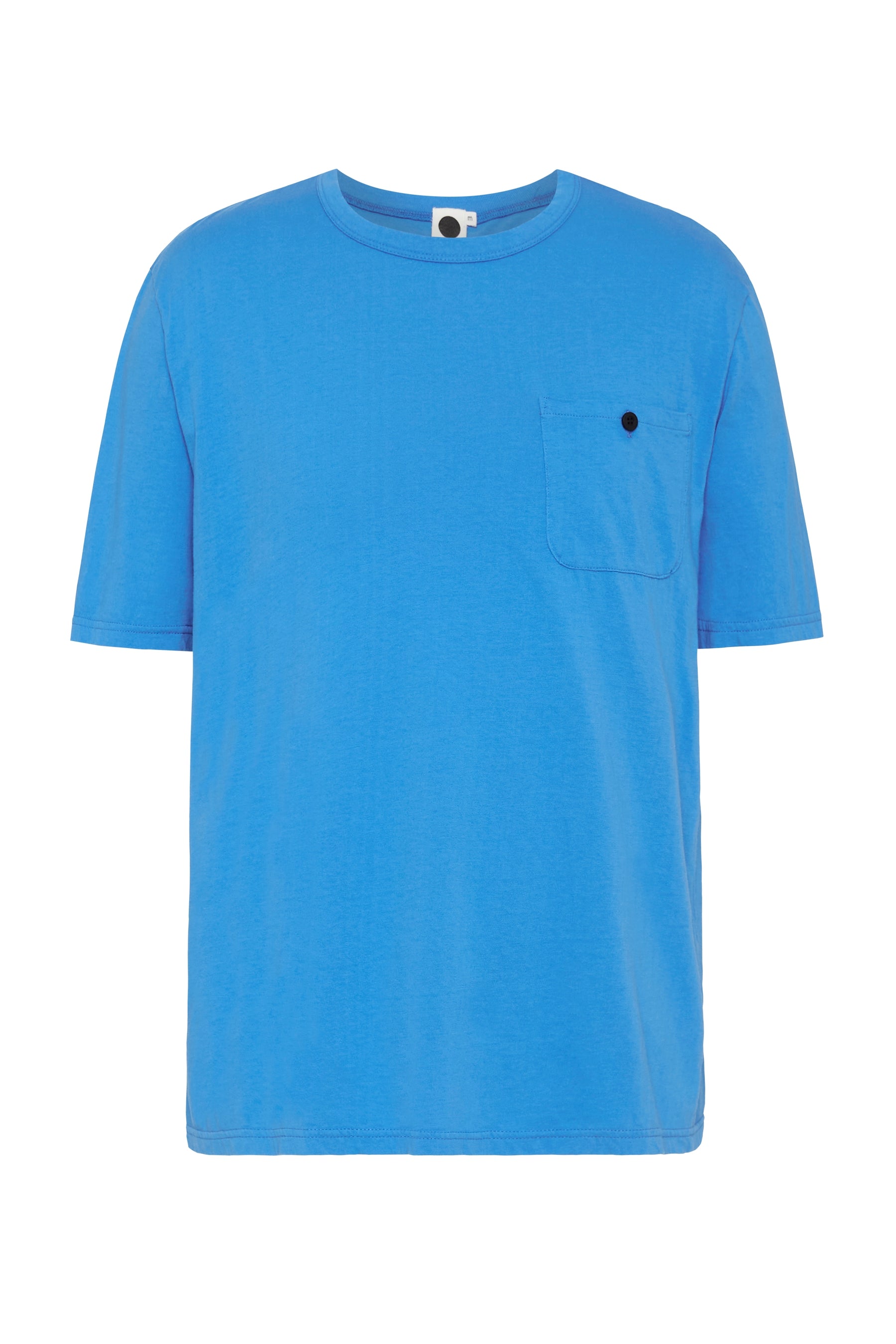 slim fit button pocket t.shirt