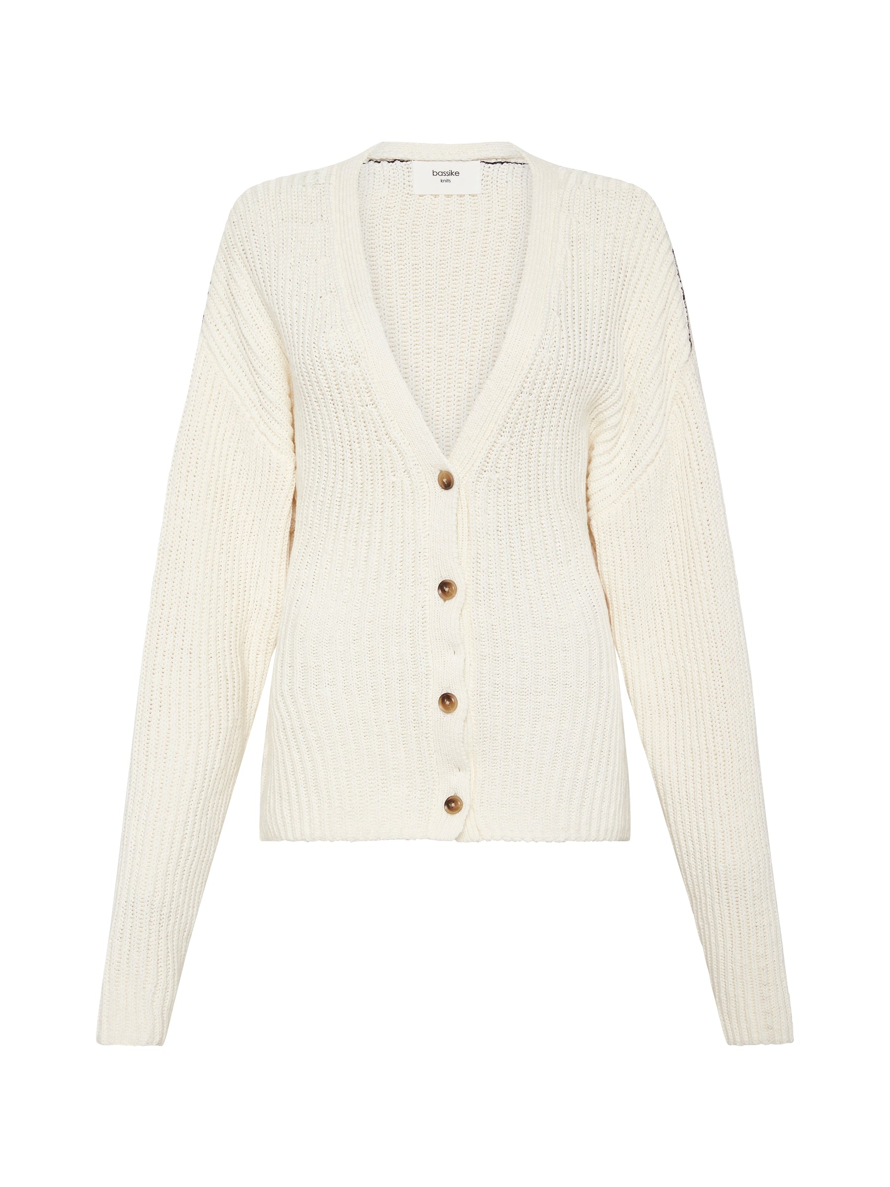 ribbed waisted cardigan