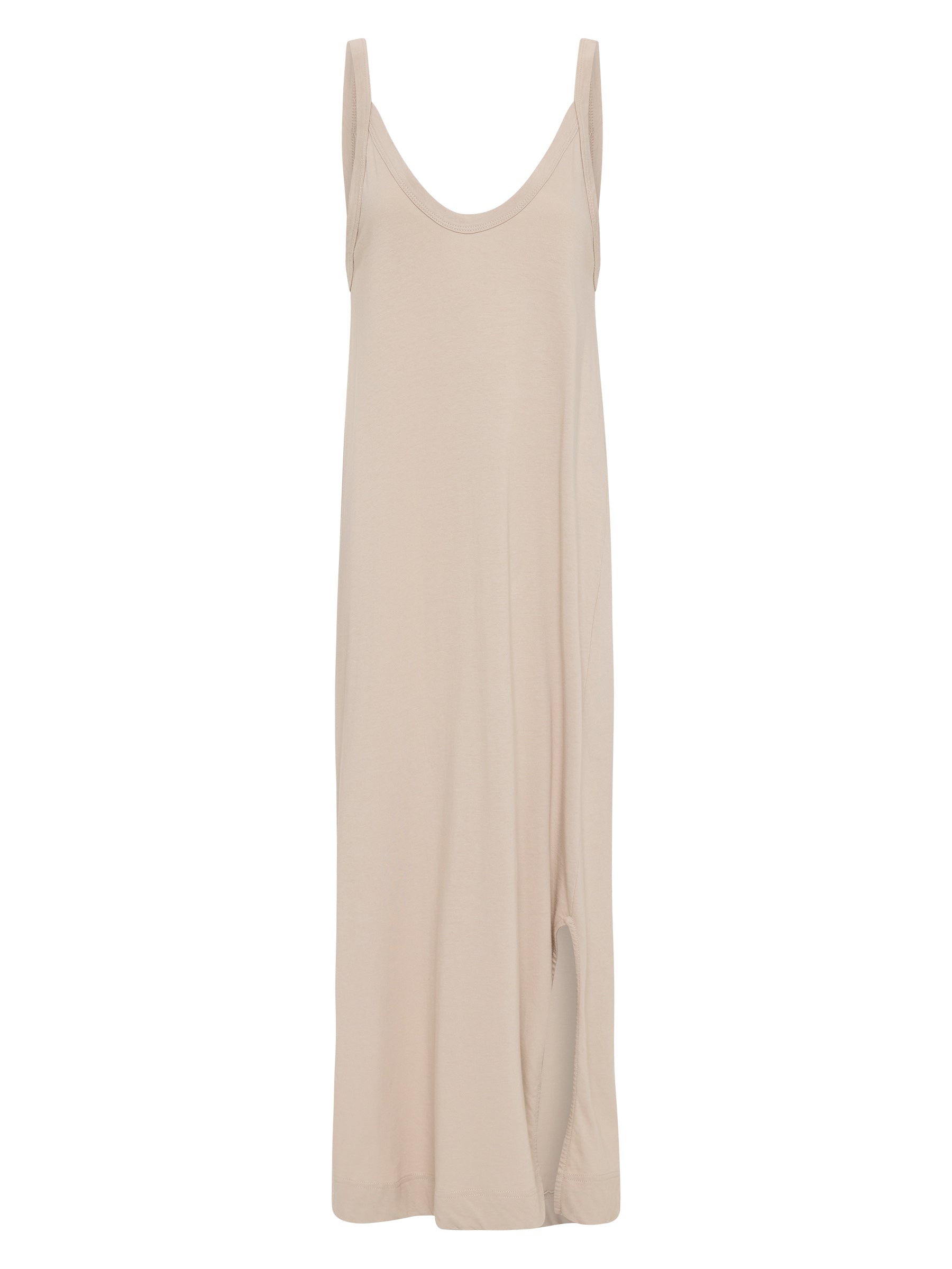 v neck jersey slip dress