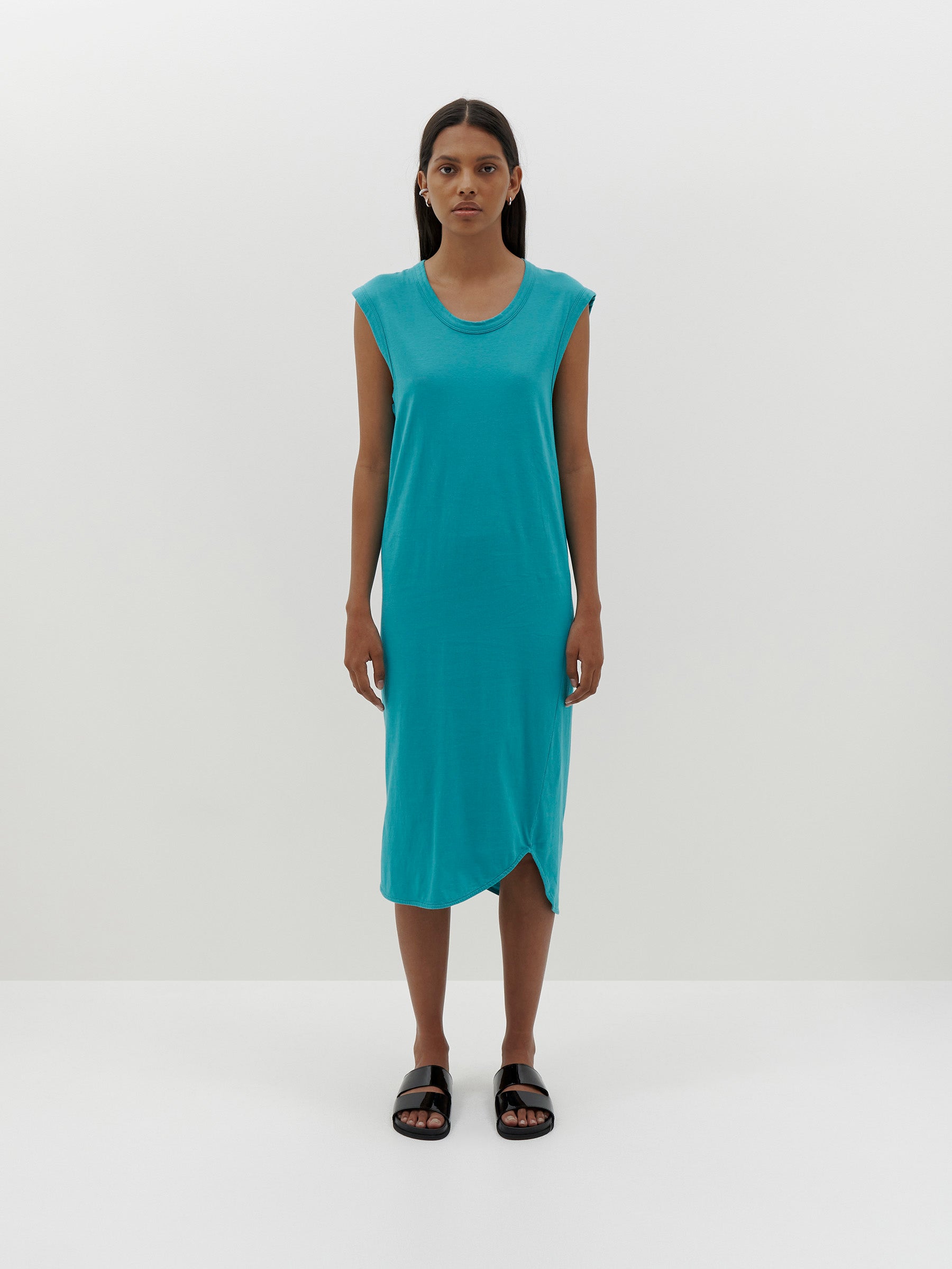 slim muscle tank dress