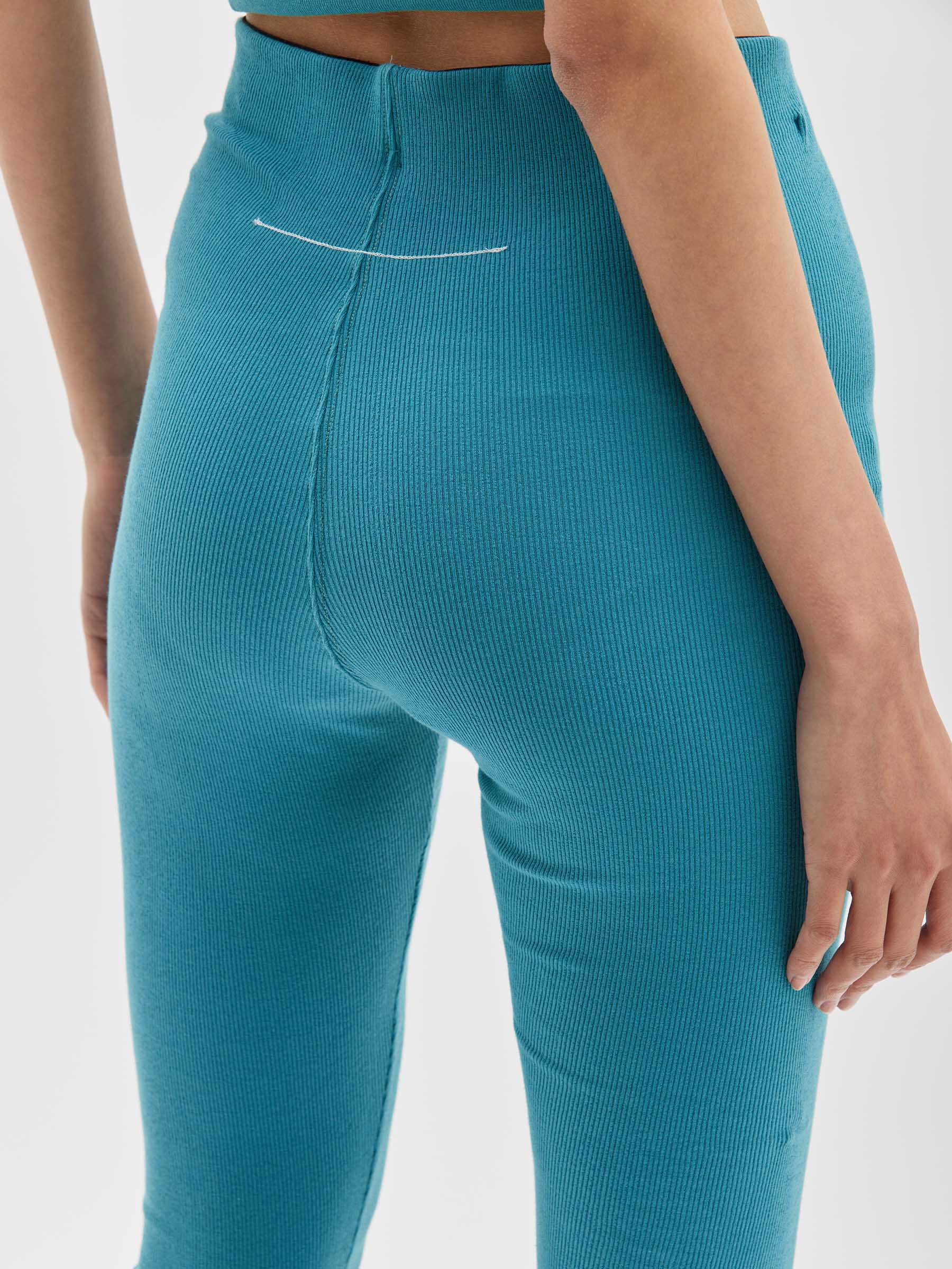 rib split tights