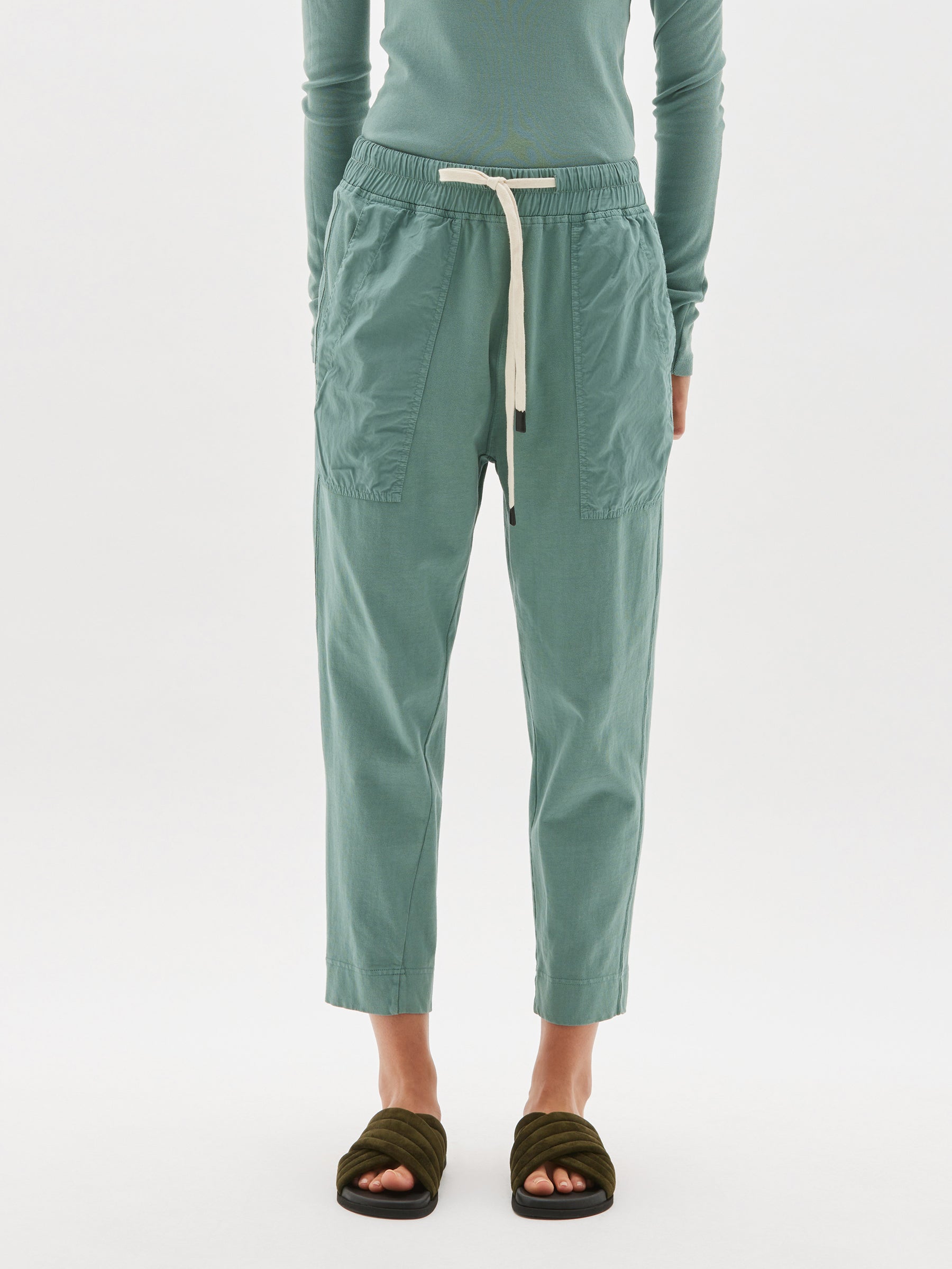 regular tapered jersey pant