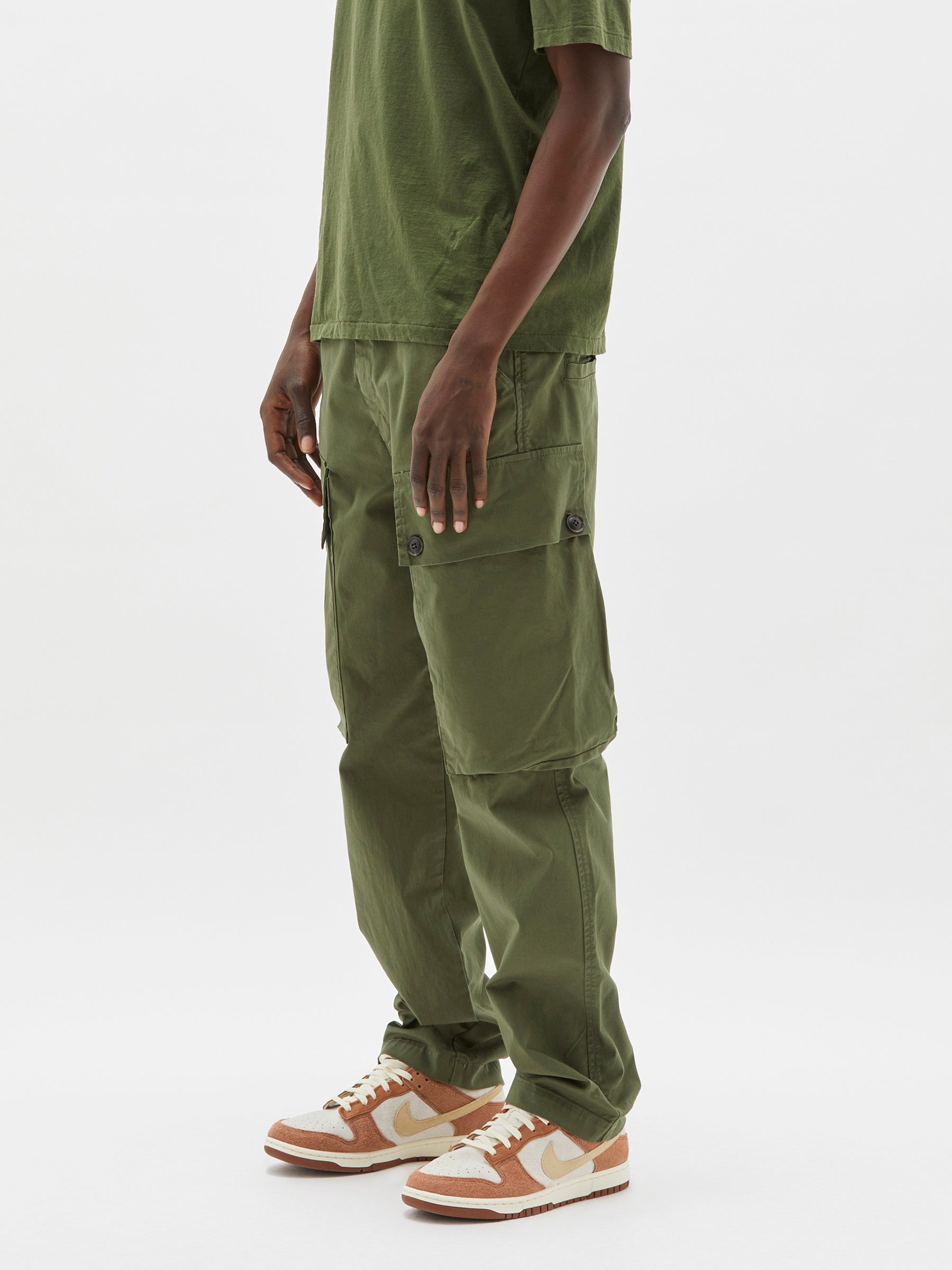canvas pocket detail pant