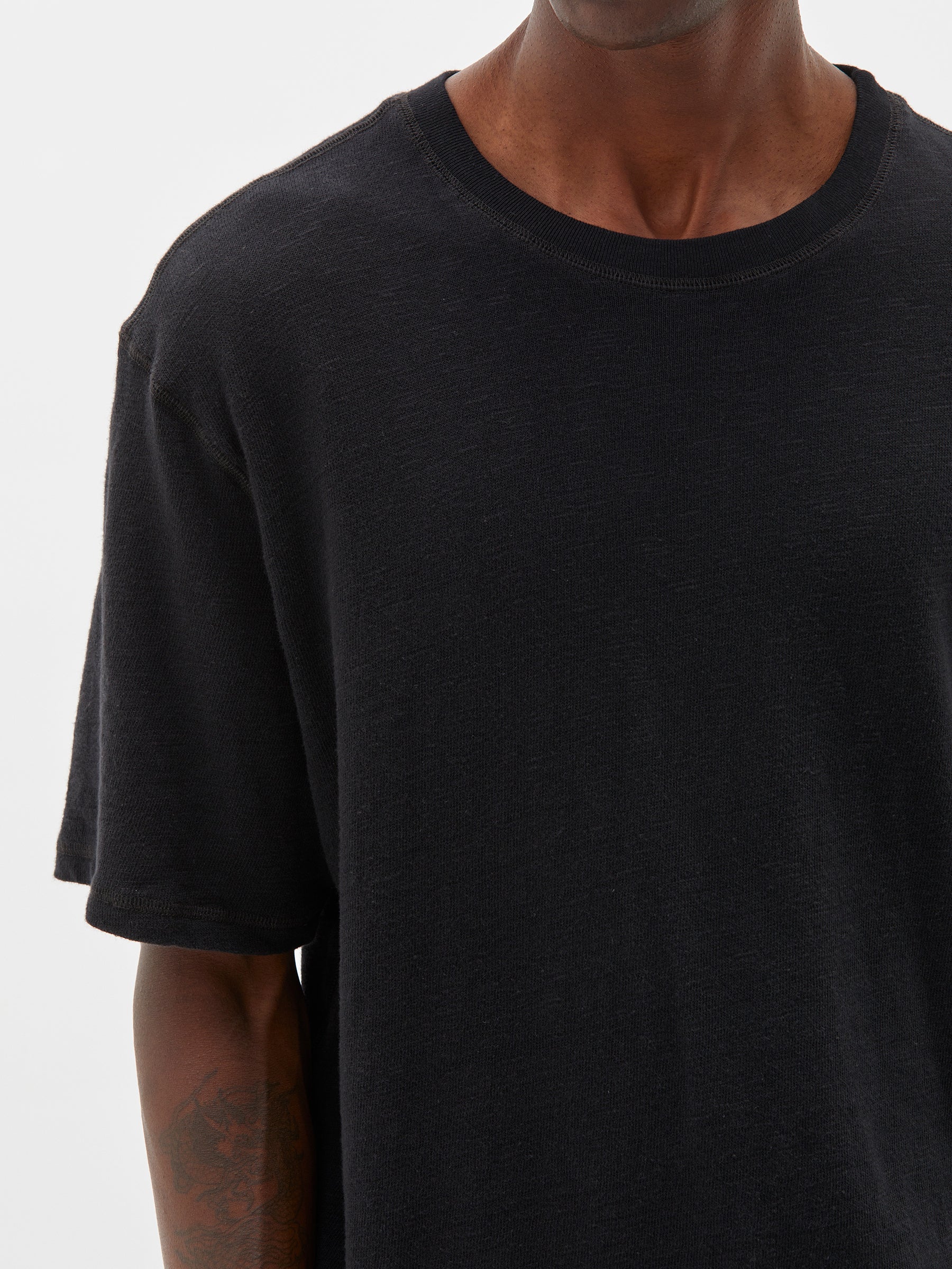 slub rib slouch t.shirt