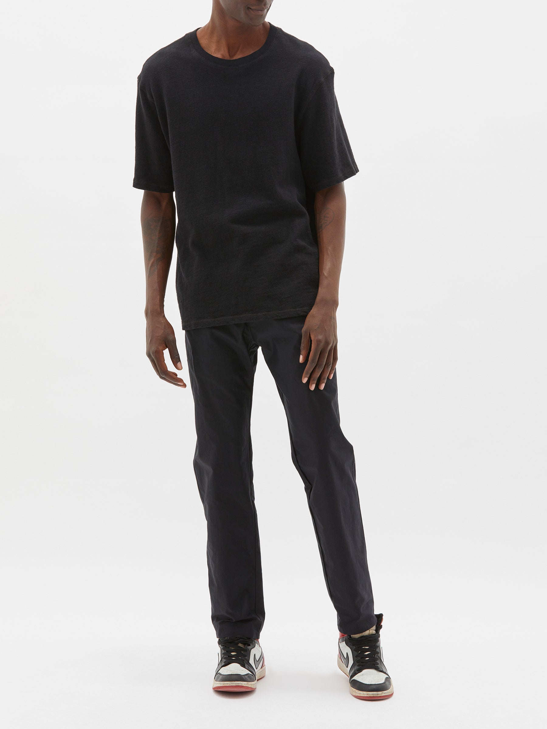 slub rib slouch t.shirt