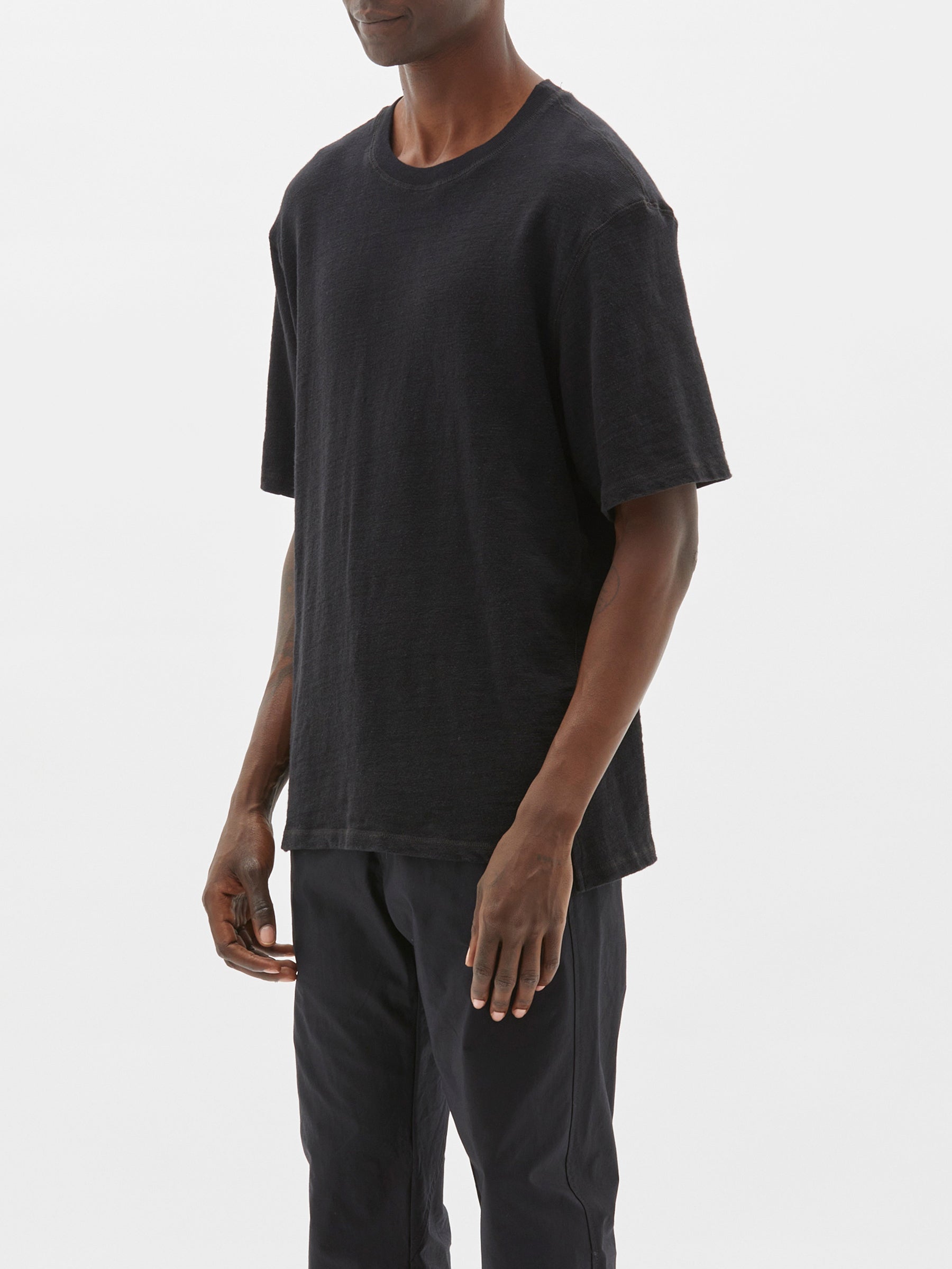 slub rib slouch t.shirt