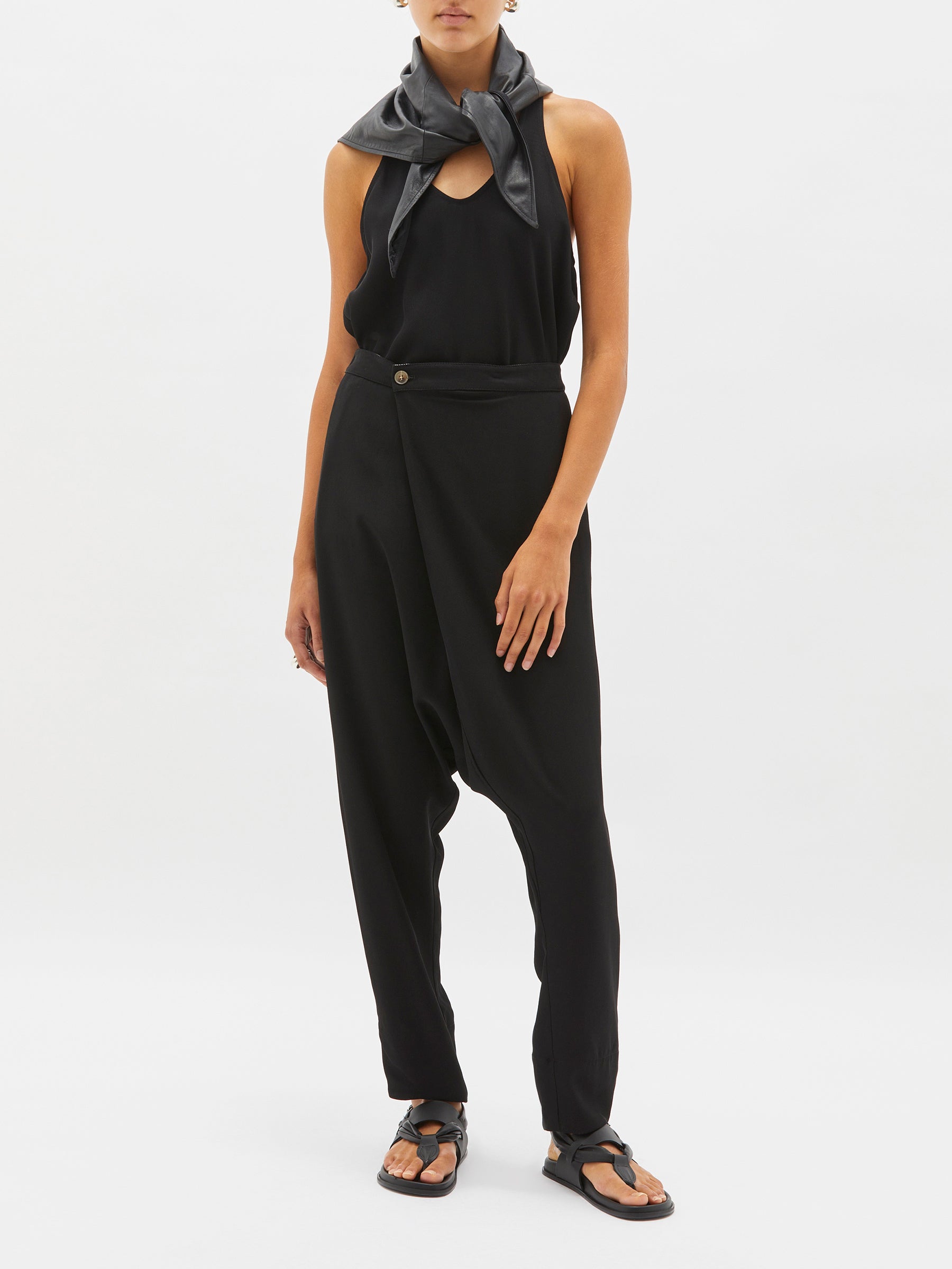 viscose twill wrap cullote