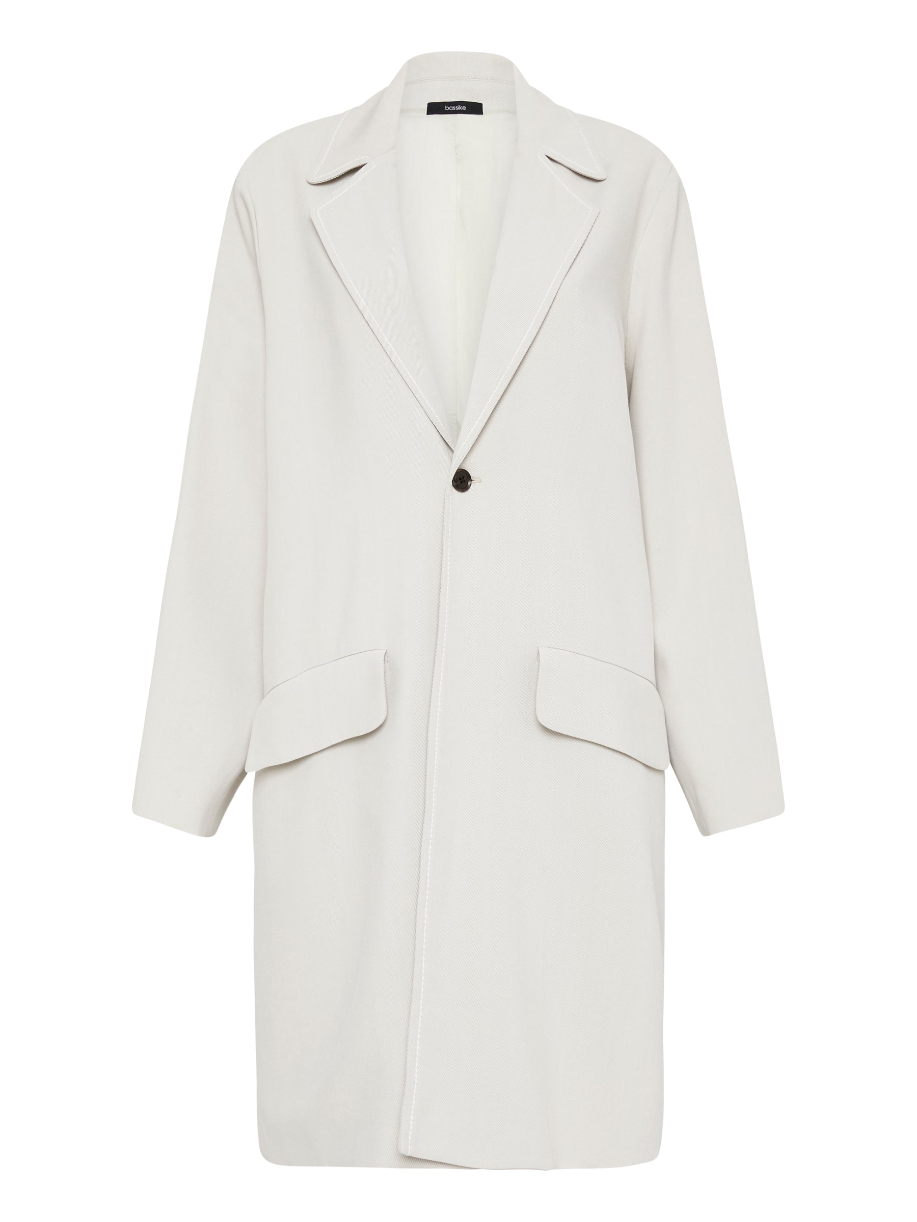 viscose twill travel trench