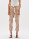 contrast panelled track pant