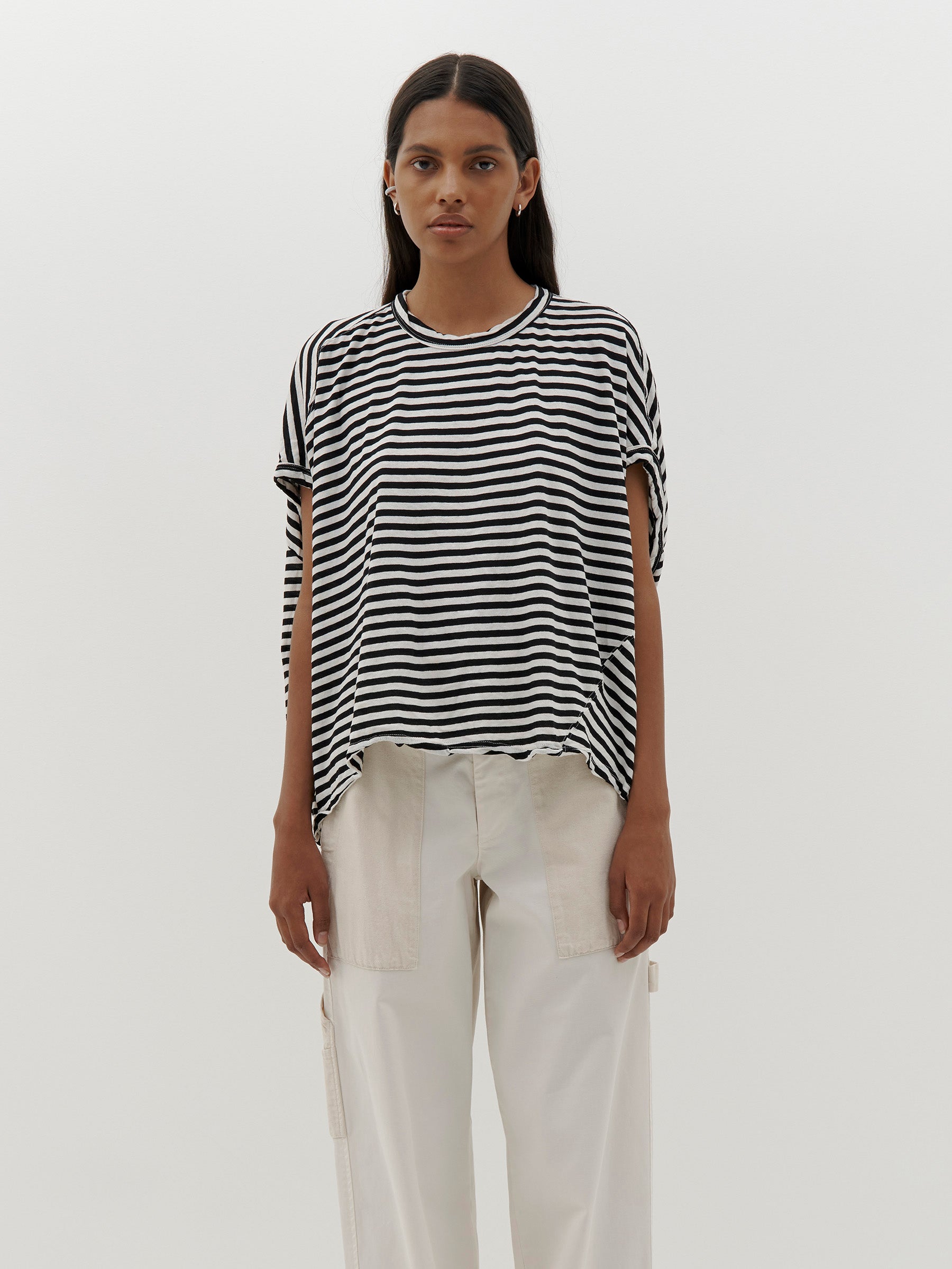 stripe circle tank