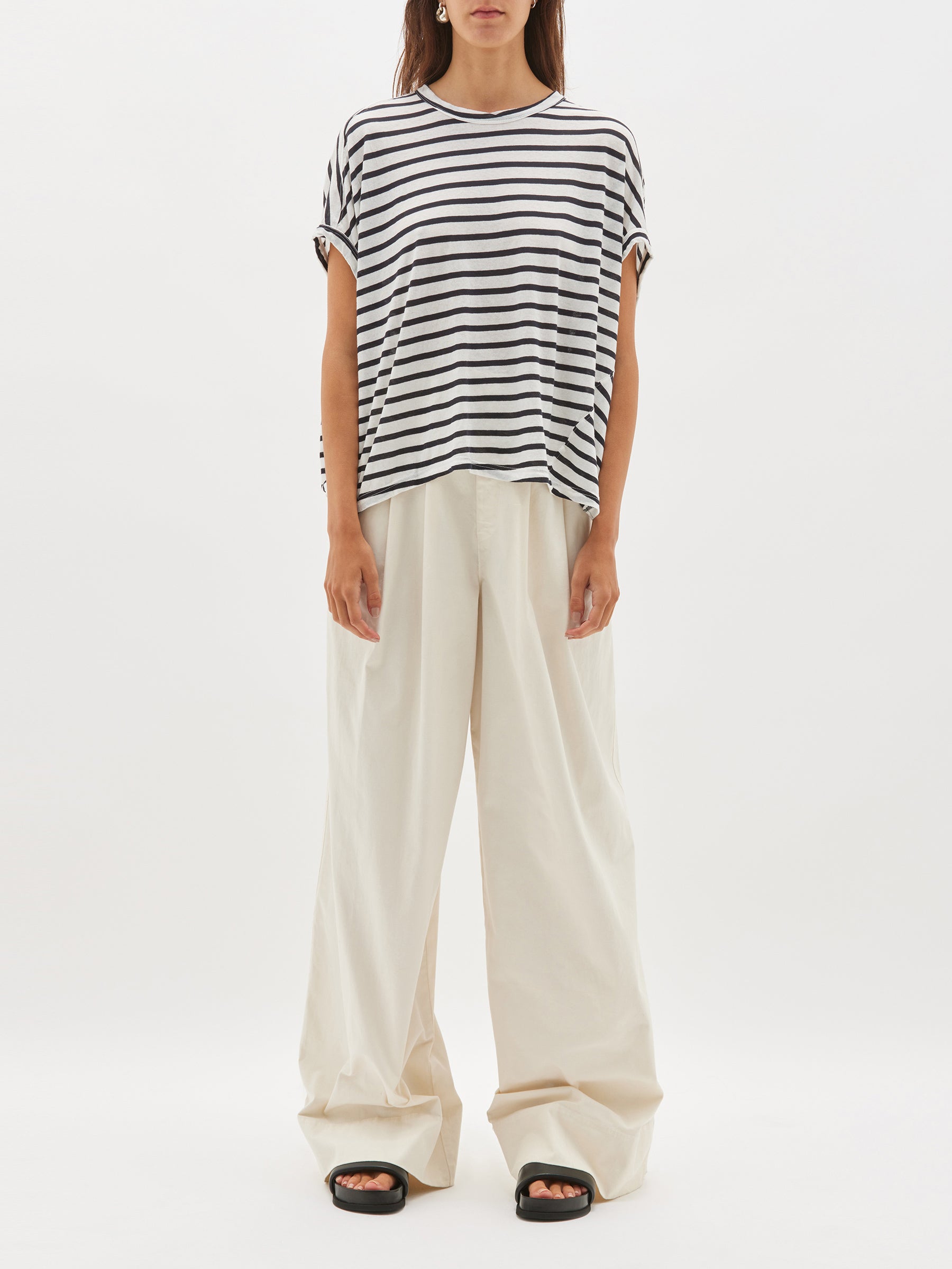 stripe circle tank